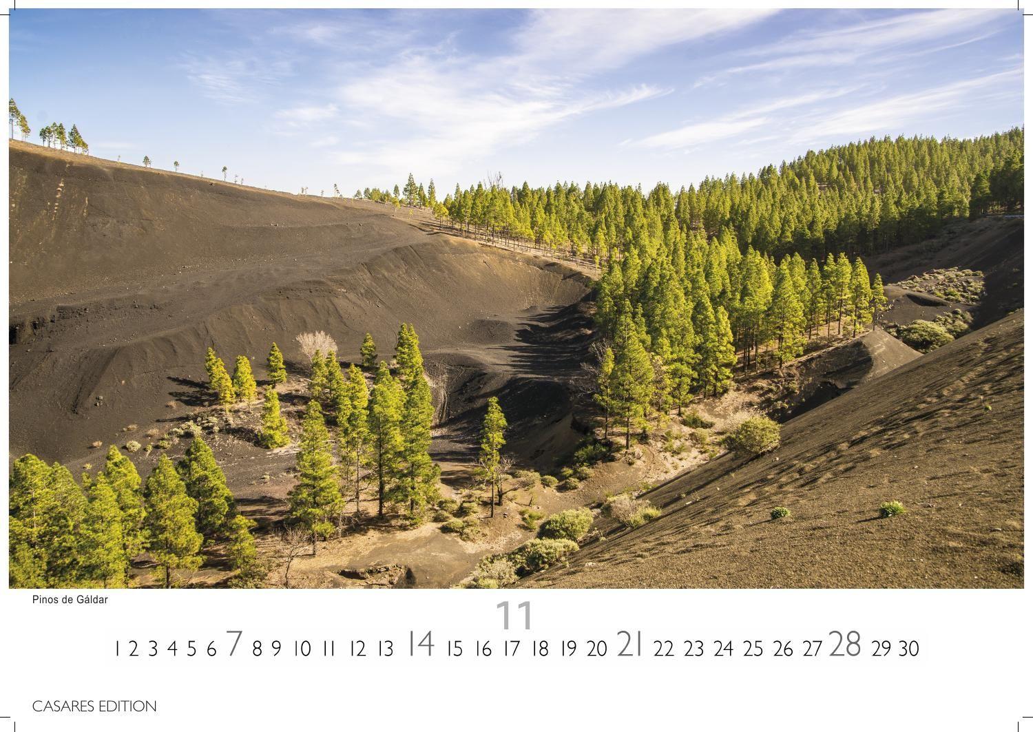 Beispielinhalt (Bild) Gran Canaria Kalender 2027 - Wandkalender | Fotokalender Spanien 50x35 cm - Premium . dieser bezaubernden Insel