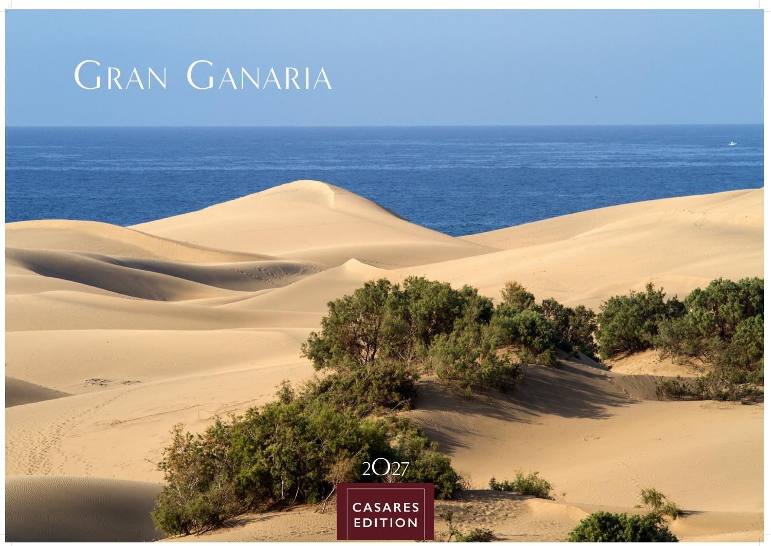 Vorderes Coverbild Gran Canaria Kalender 2027 - Wandkalender | Fotokalender Spanien 50x35 cm - Premium . dieser bezaubernden Insel