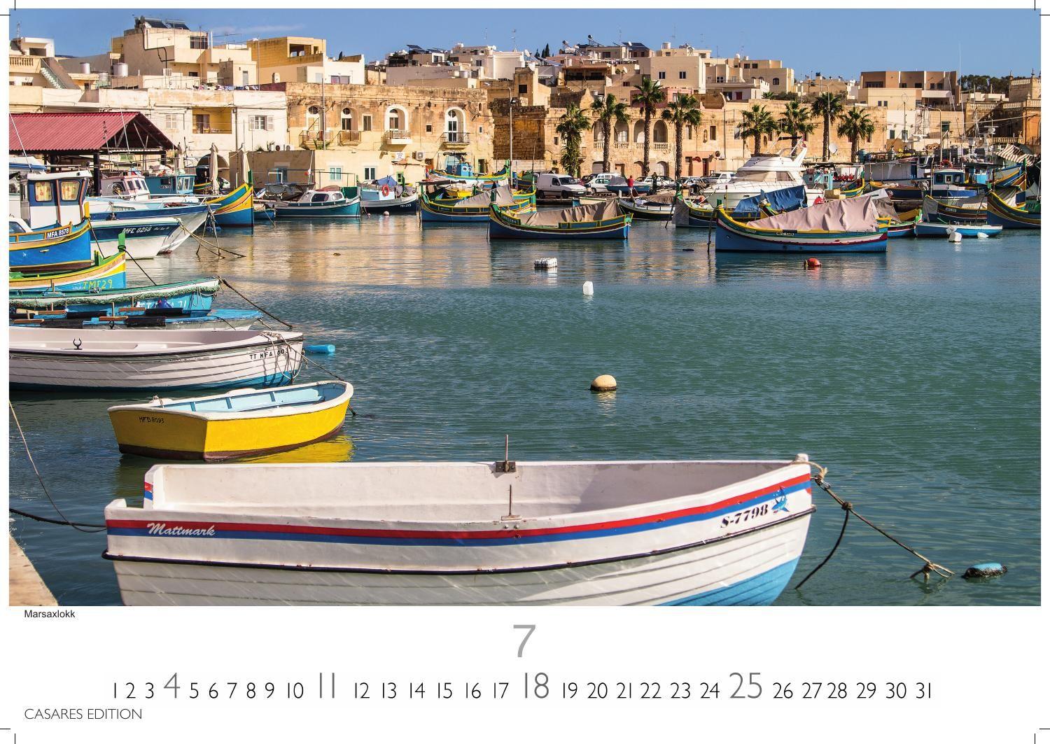 Beispielinhalt (Bild) Malta Kalender 2027 - Wandkalender | Fotokalender Südeuropa 35x50cm - Hochwertiger . mit atemberaubenden Fotos von Malta - ideal für Liebhaber der Insel und Reiseliebhaber.