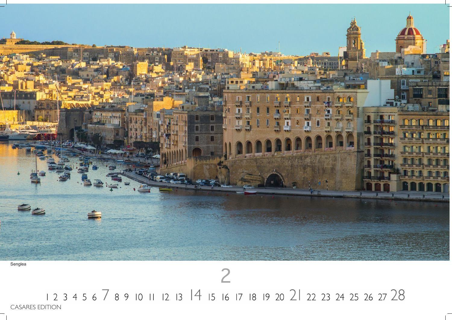 Beispielinhalt (Bild) Malta Kalender 2027 - Wandkalender | Fotokalender Südeuropa 35x50cm - Hochwertiger . mit atemberaubenden Fotos von Malta - ideal für Liebhaber der Insel und Reiseliebhaber.