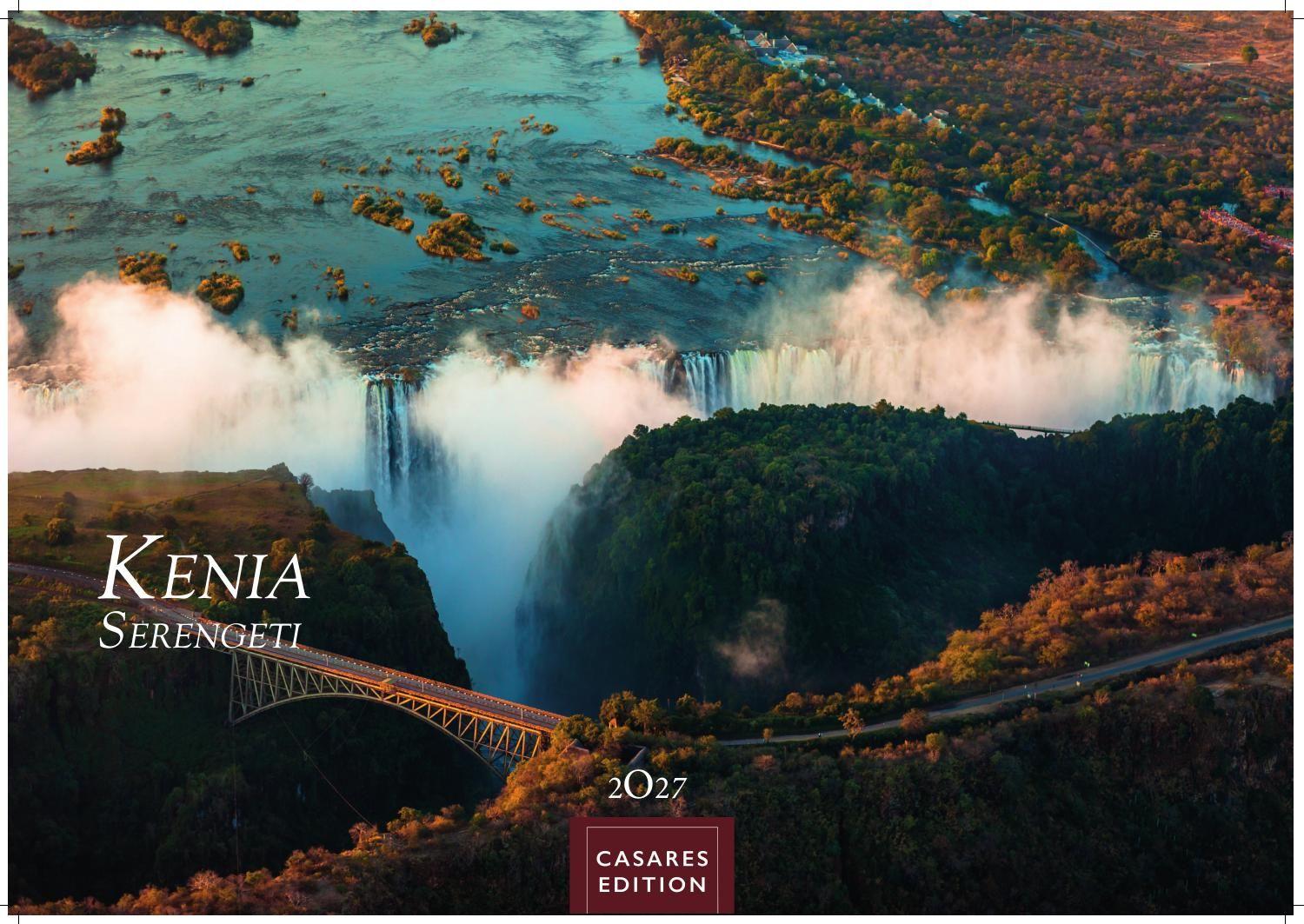 Vorderes Coverbild Kenia & Serengheti Kalender 2027 - Wandkalender | Fotokalender Afrika 24x35cm - Wunderschöne Tierkalender- und Naturschutzfotos.