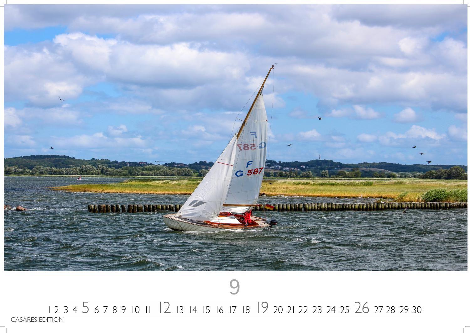 Beispielinhalt (Bild) Segeln Kalender 2027 - Wandkalender | Fotokalender | Segelkalender Kalender für Segelliebhaber, Sportkalender 35x50cm