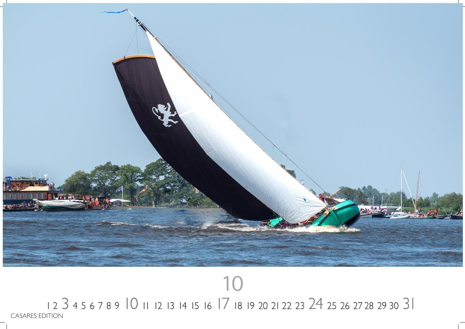 Beispielinhalt (Bild) Segeln Kalender 2027 - Wandkalender | Fotokalender | Segelkalender Kalender für Segelliebhaber, Sportkalender 35x50cm