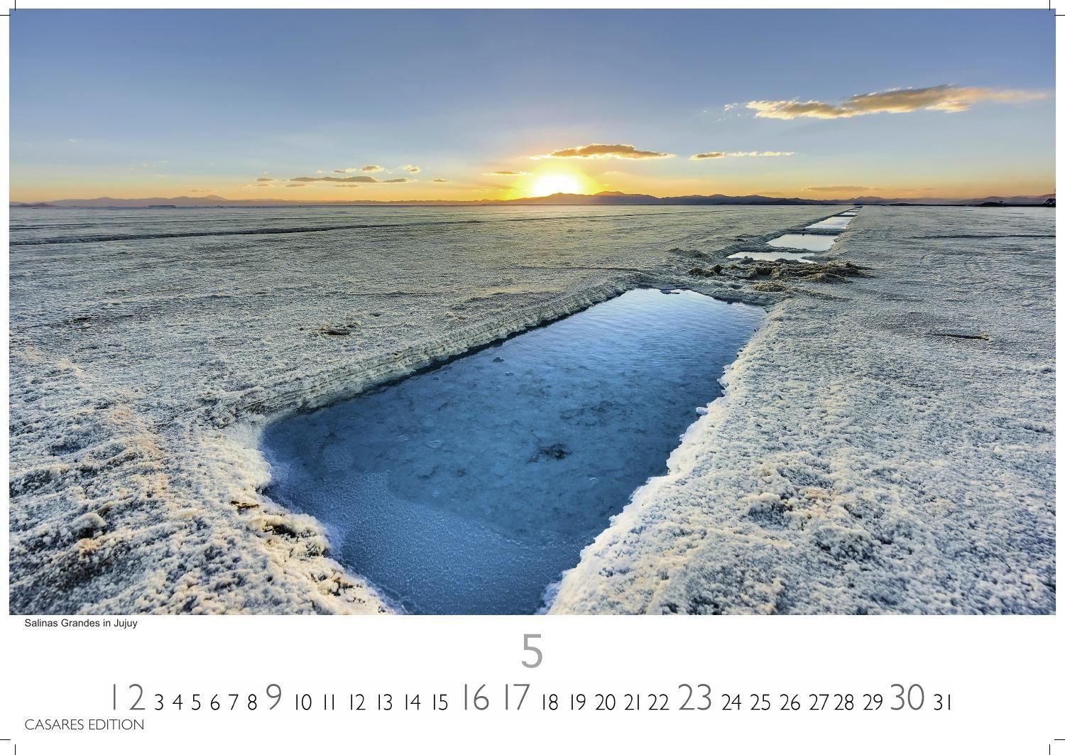 Beispielinhalt (Bild) Argentinien Kalender 2027 - Wandkalender | Fotokalender Südamerika 35x50cm - Faszinierende Landschaften und Städte Südamerikas, perfekt für Fans & Weltenbummler