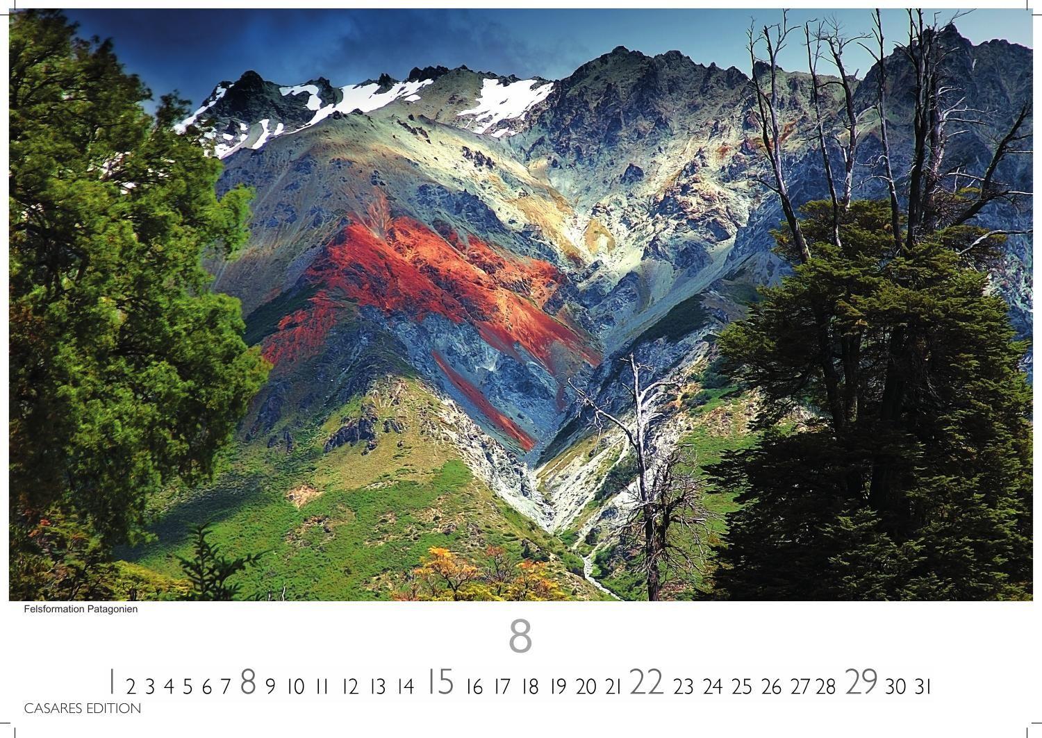 Beispielinhalt (Bild) Argentinien Kalender 2027 - Wandkalender | Fotokalender Südamerika 35x50cm - Faszinierende Landschaften und Städte Südamerikas, perfekt für Fans & Weltenbummler