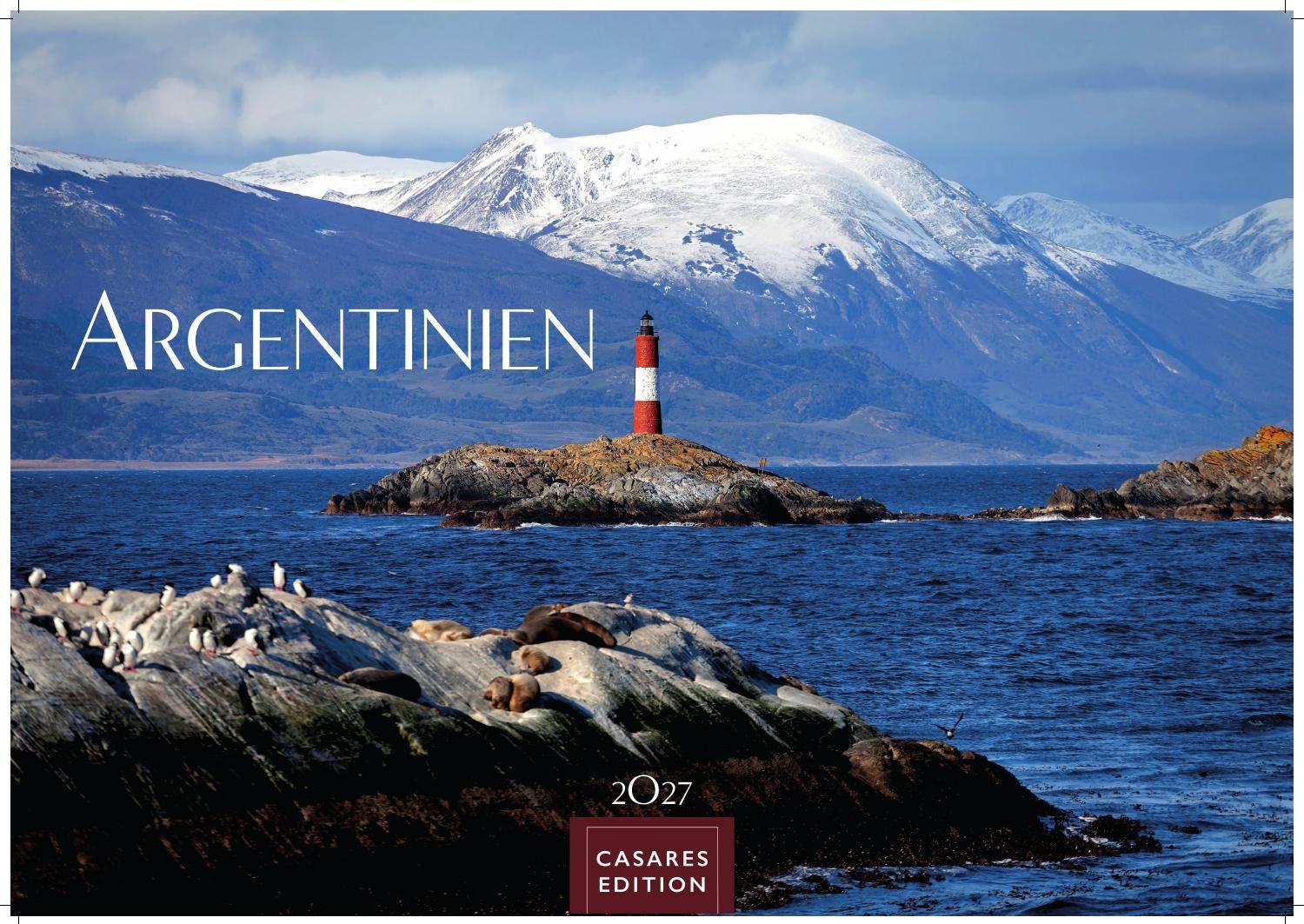 Vorderes Coverbild Argentinien Kalender 2027 - Wandkalender | Fotokalender Südamerika 35x50cm - Faszinierende Landschaften und Städte Südamerikas, perfekt für Fans & Weltenbummler