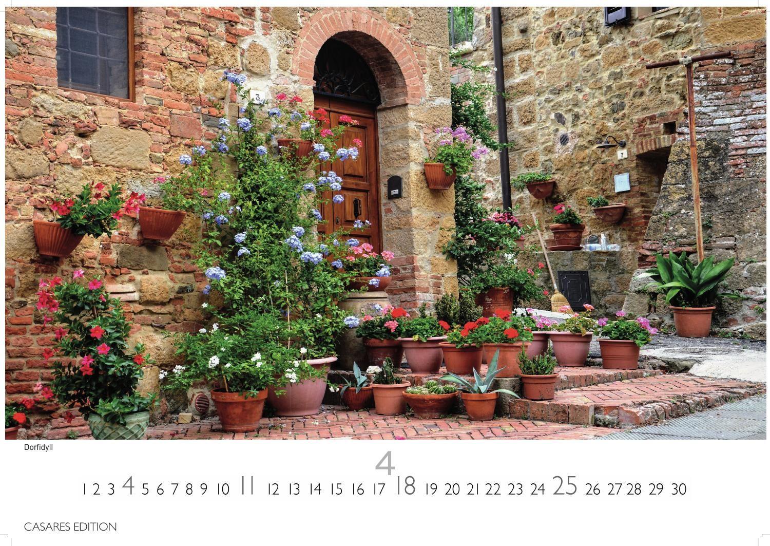 Beispielinhalt (Bild) Toskana Kalender 2027 - Wandkalender | Fotokalender Italien 24x35 cm - mit malerischen Fotos der Toskana- Italien