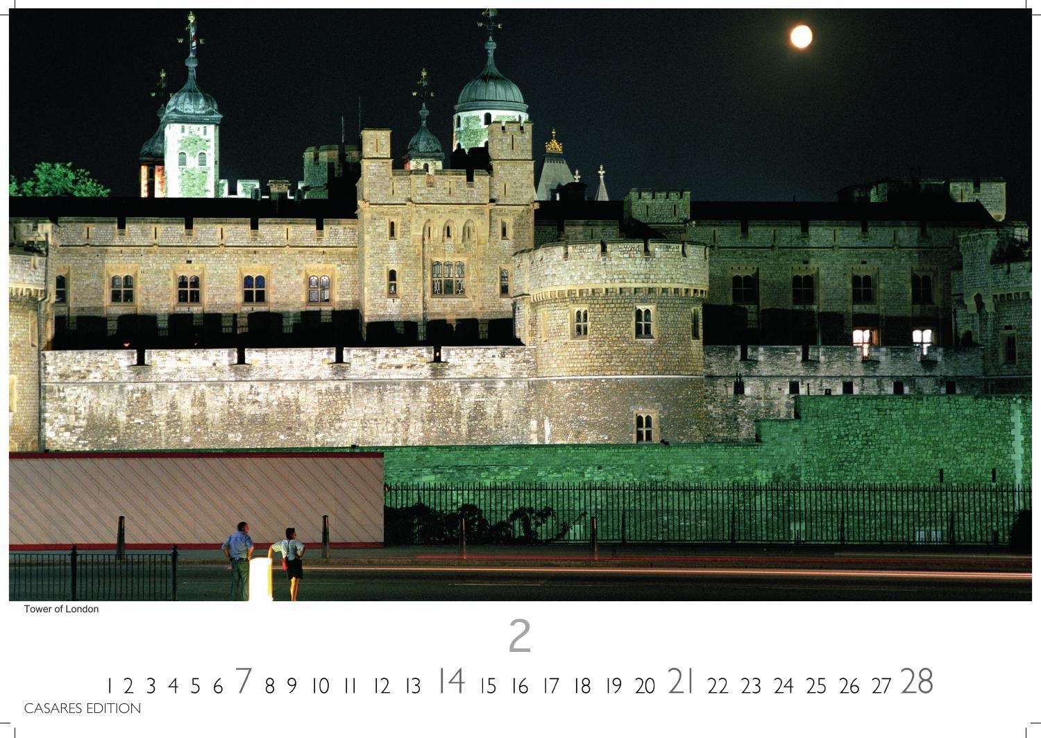 Beispielinhalt (Bild) London Kalender 2027 - Wandkalender | Fotokalender England 35x50cm Grosses Format - Hochwertiger . mit Ansichten von Londons ikonischen Sehenswürdigkeiten