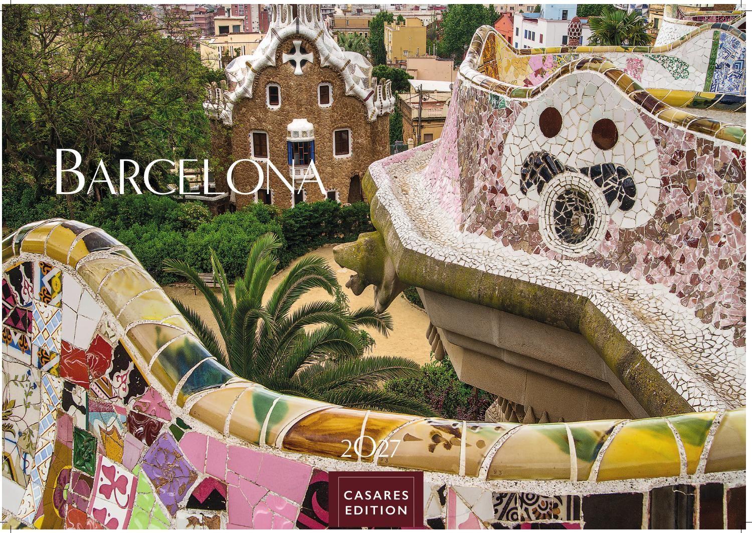 Vorderes Coverbild Barcelona Kalender 2027 - Wandkalender | Fotokalender Spanien 24x35 cm - Foto. mit den schönsten Motiven, Sehenswürdigkeiten & Inspirationen"
