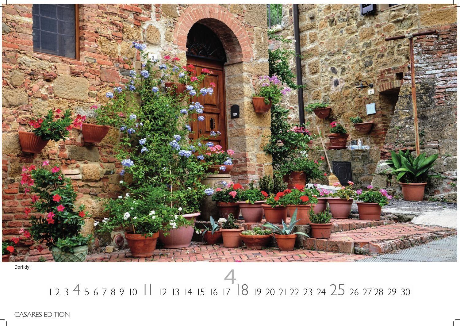 Beispielinhalt (Bild) Toskana Kalender 2027 - Wandkalender | Fotokalender Italien 35x50cm - mit malerischen Fotos der Toskana, Italien
