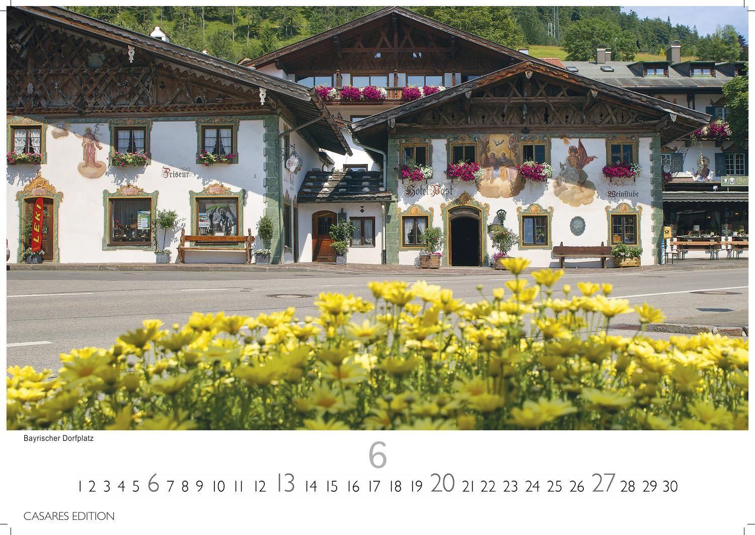Beispielinhalt (Bild) Oberbayern Kalender 2027 - Wandkalender | Fotokalender Deutschland |Alpenkalender |24x35cm - faszinierende Natur, Berge & Brauchtum