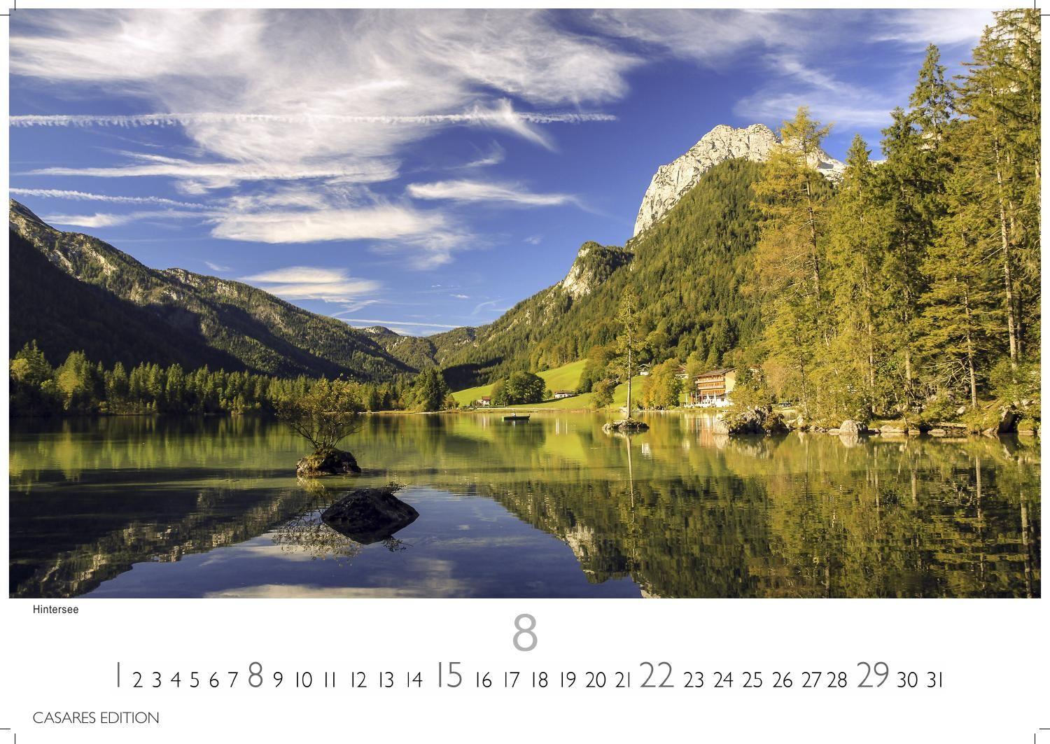 Beispielinhalt (Bild) Oberbayern Kalender 2027 - Wandkalender | Fotokalender Deutschland |Alpenkalender |24x35cm - faszinierende Natur, Berge & Brauchtum