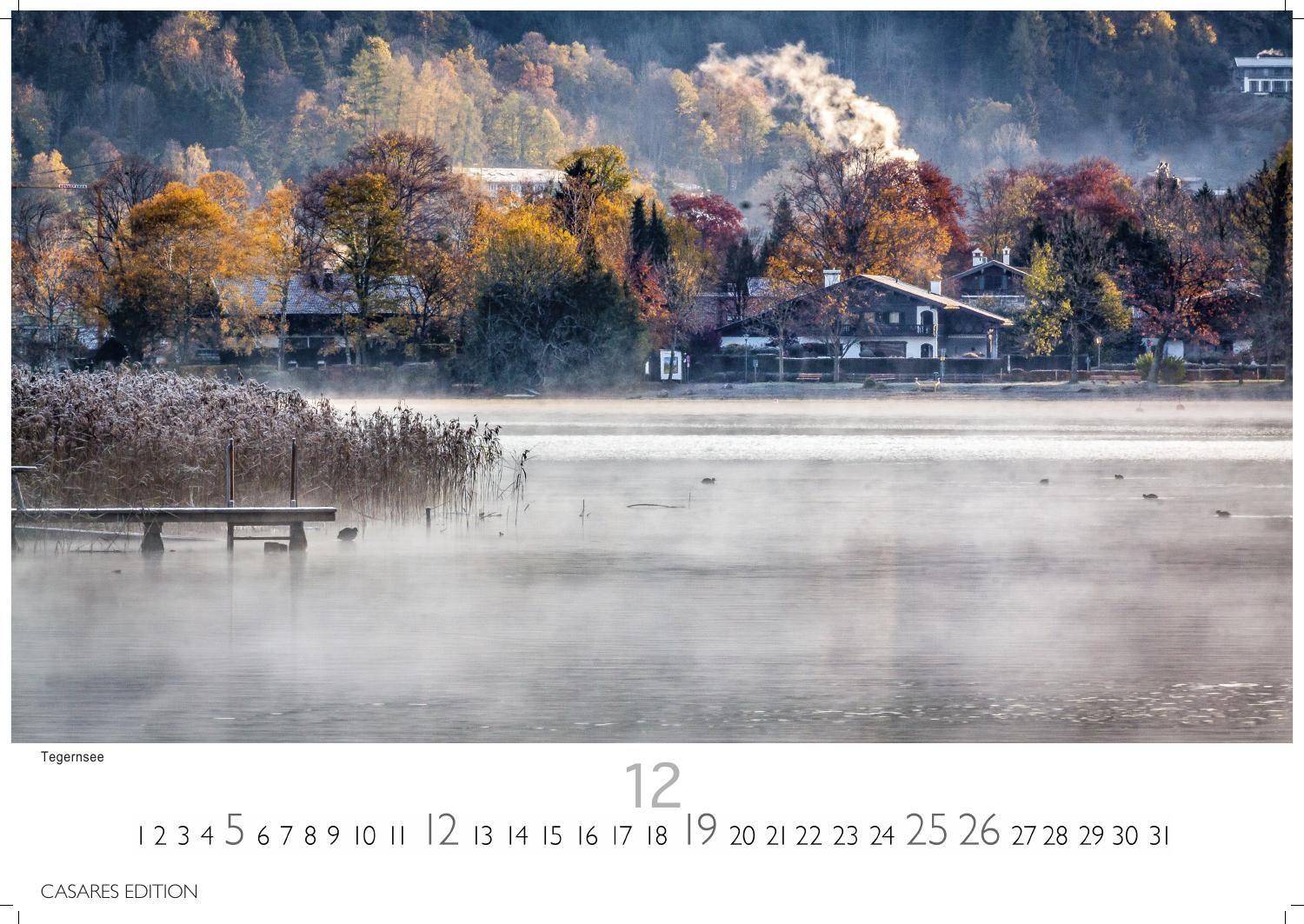 Beispielinhalt (Bild) Oberbayern Kalender 2027 - Wandkalender | Fotokalender Deutschland |Alpenkalender |24x35cm - faszinierende Natur, Berge & Brauchtum