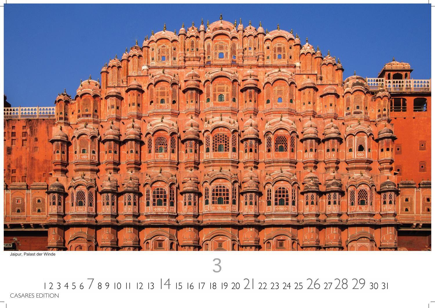 Beispielinhalt (Bild) Indien Kalender 2027 - Wandkalender | Fotokalender Asien 35x50cm Grosses Format - Entdecken Sie die vielfältige Kultur Indiens in 12 faszinierenden Fotos