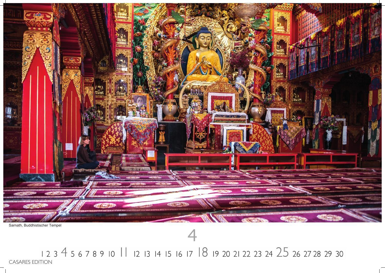 Beispielinhalt (Bild) Indien Kalender 2027 - Wandkalender | Fotokalender Asien 35x50cm Grosses Format - Entdecken Sie die vielfältige Kultur Indiens in 12 faszinierenden Fotos