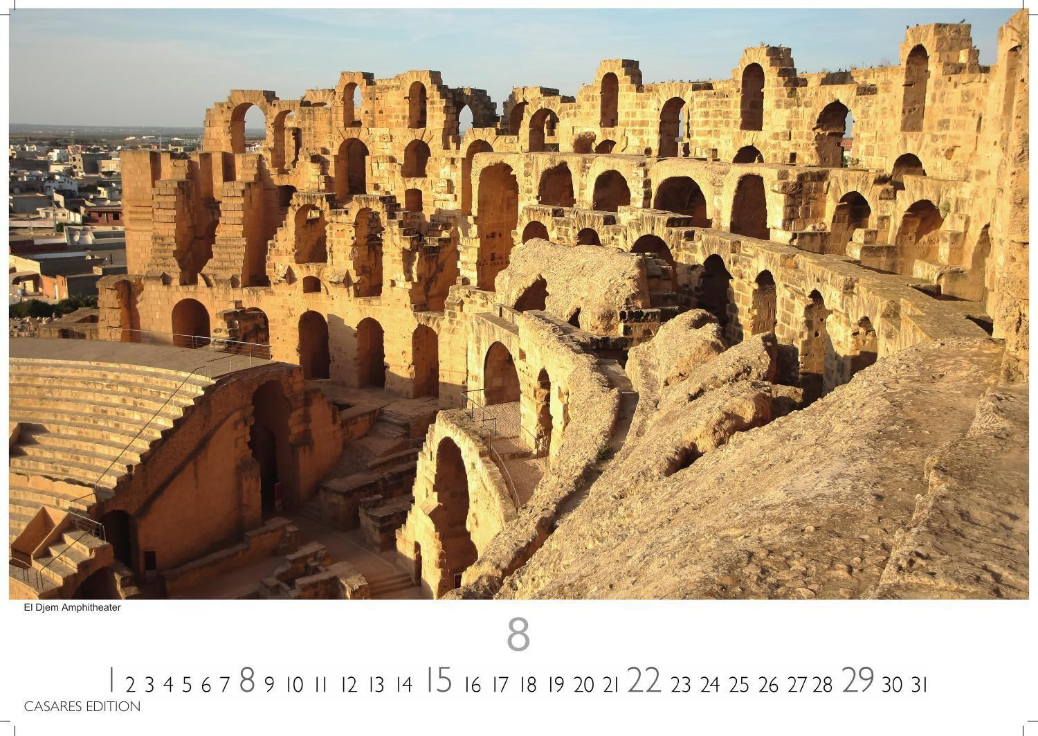 Beispielinhalt (Bild) Tunesien Kalender 2027 - Wandkalender | Fotokalender Afrika 24x35 cm: Hochwertige Fotos, die die Kultur, Landschaften und Sehenswürdigkeiten Tunesiens zeigen.