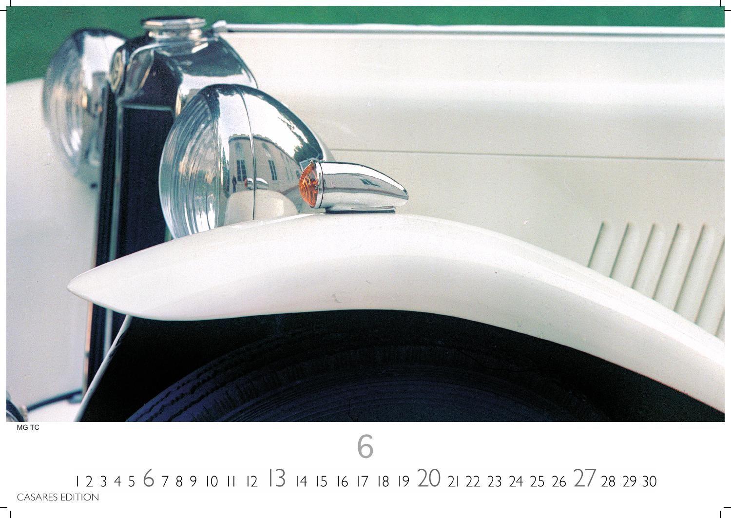 Beispielinhalt (Bild) British Classic Cars Kalender 2027 - Wandkalender | Fotokalender Englische Oldtimer 24x35cm - Eleganz der Britischen Oldtimer