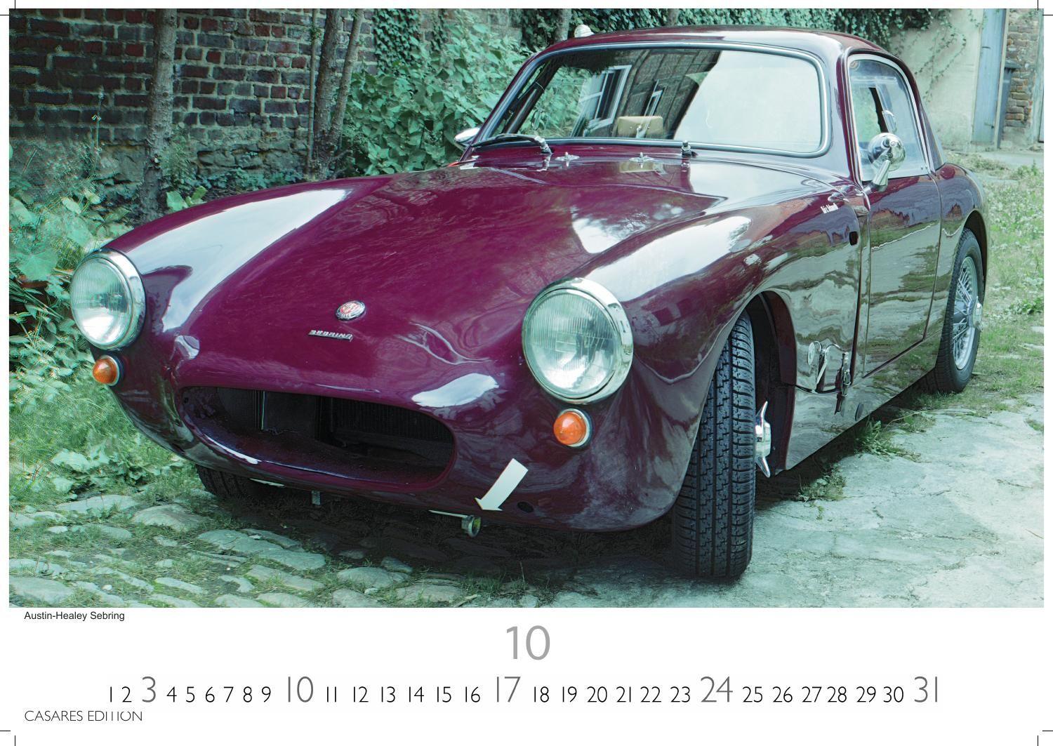 Beispielinhalt (Bild) British Classic Cars Kalender 2027 - Wandkalender | Fotokalender Englische Oldtimer 24x35cm - Eleganz der Britischen Oldtimer