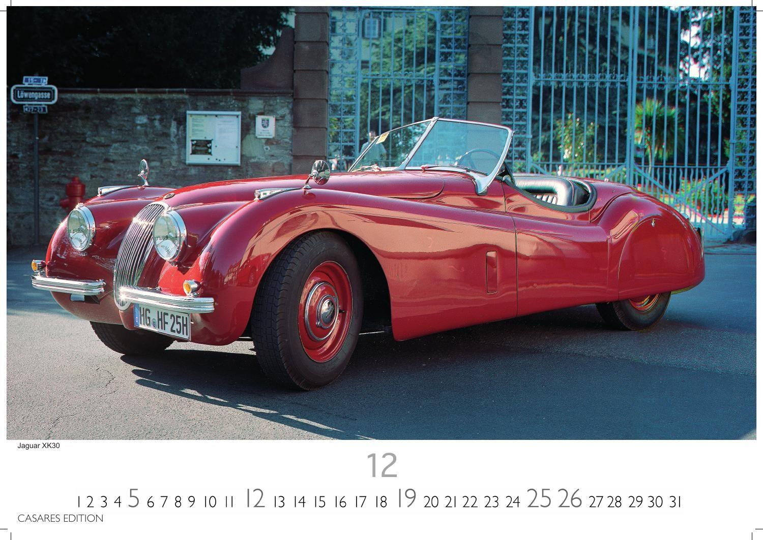 Beispielinhalt (Bild) British Classic Cars Kalender 2027 - Wandkalender | Fotokalender Englische Oldtimer 24x35cm - Eleganz der Britischen Oldtimer