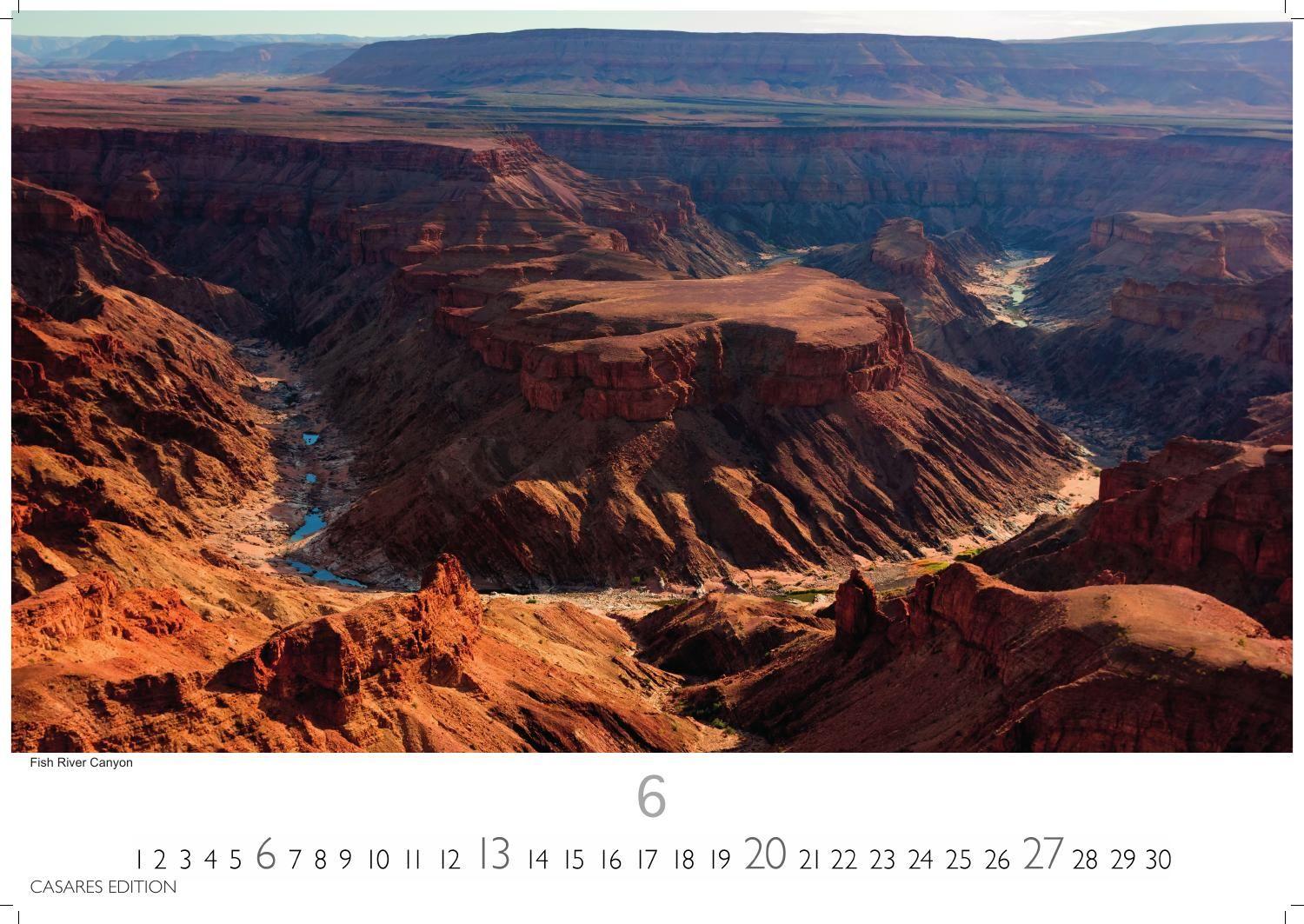 Beispielinhalt (Bild) Namibia Kalender 2027 - Wandkalender | Fotokalender Afrika 24x35 cm - . mit atemberaubenden Landschaftsfotos und der Tierwelt.