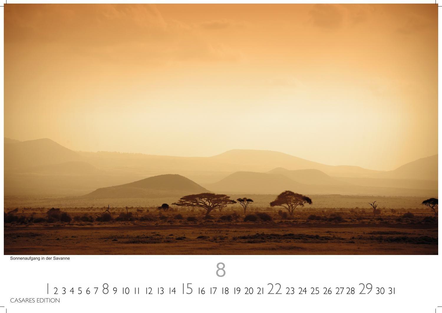 Beispielinhalt (Bild) Namibia Kalender 2027 - Wandkalender | Fotokalender Afrika 24x35 cm - . mit atemberaubenden Landschaftsfotos und der Tierwelt.