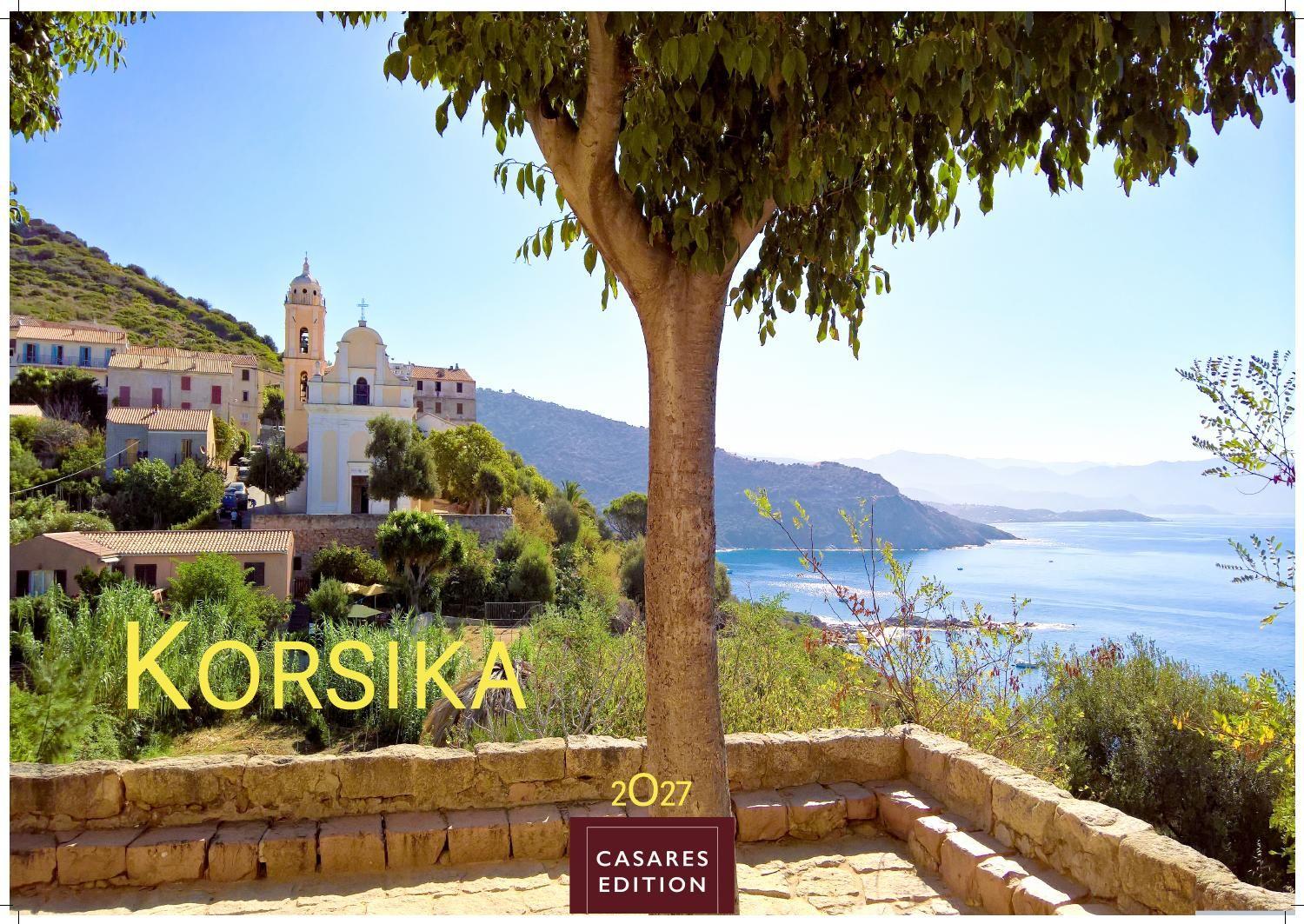 Vorderes Coverbild Korsika Kalender 2027 - Wandkalender | Fotokalender Frankreich 50x35cm - . mit atemberaubenden Fotografien der Insel.