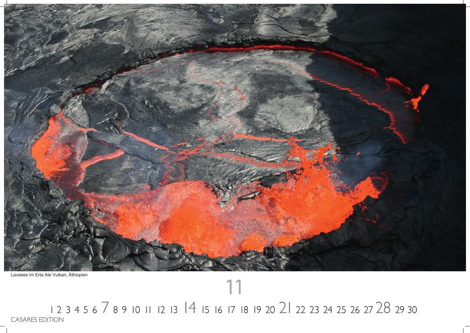 Beispielinhalt (Bild) Vulkane Kalender 2027 - Wandkalender | Fotokalender Naturkalender 24x35cm | . mit atemberaubenden Vulkan- und Naturfotografien | Perfekt für Vulkanliebhaber & Naturschätze.