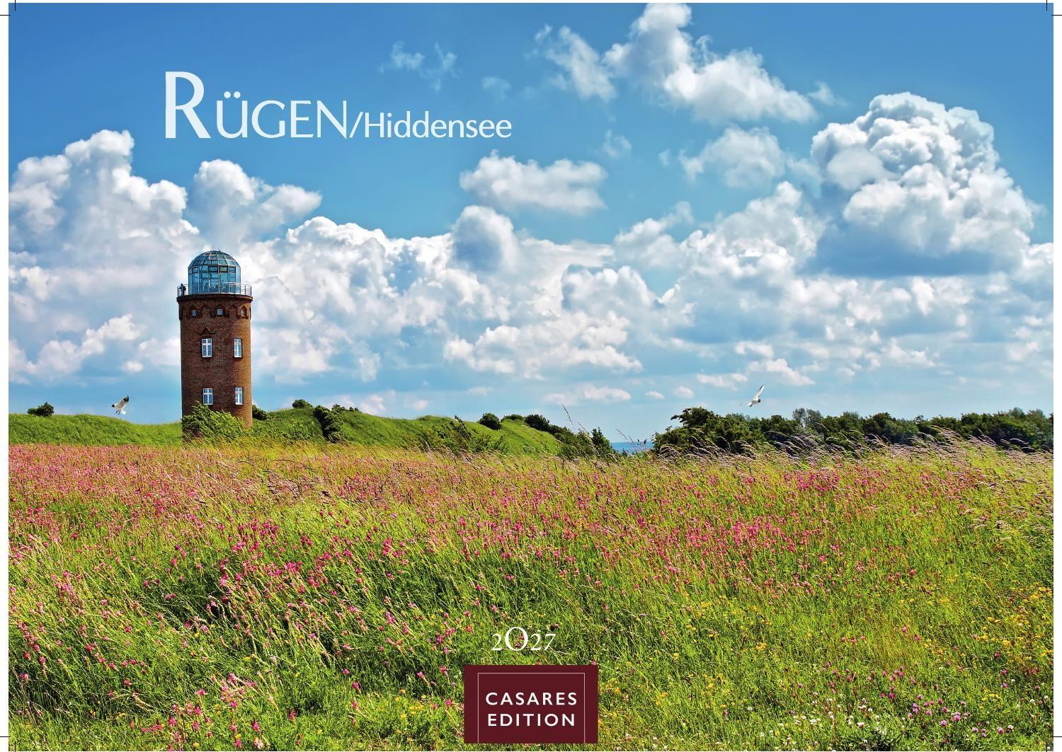 Vorderes Coverbild Rügen Kalender 2027 - Wandkalender | Fotokalender Deutschland 24x35cm |mit stimmungsvollen Bildern von Kreidefelsen, Stränden, Ostseebädern und Naturparadiesen