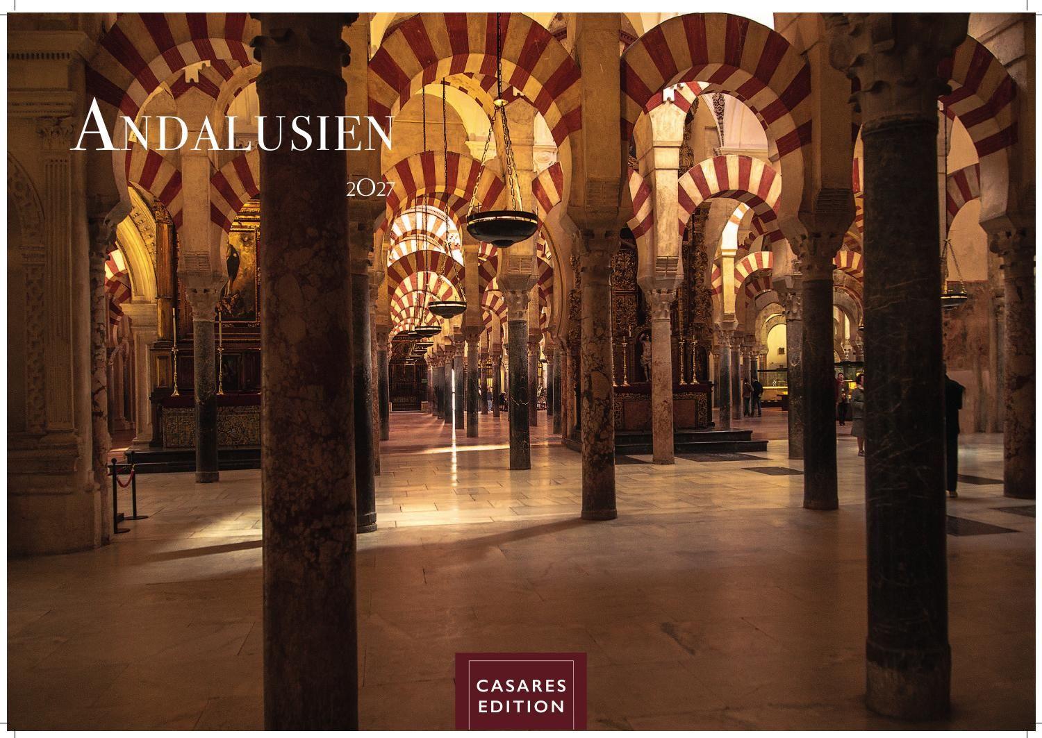 Vorderes Coverbild Andalusien Kalender 2027 - Wandkalender | Fotokalender Spanien 24x35 cm - . mit den Highlights dieser faszinierenden Region