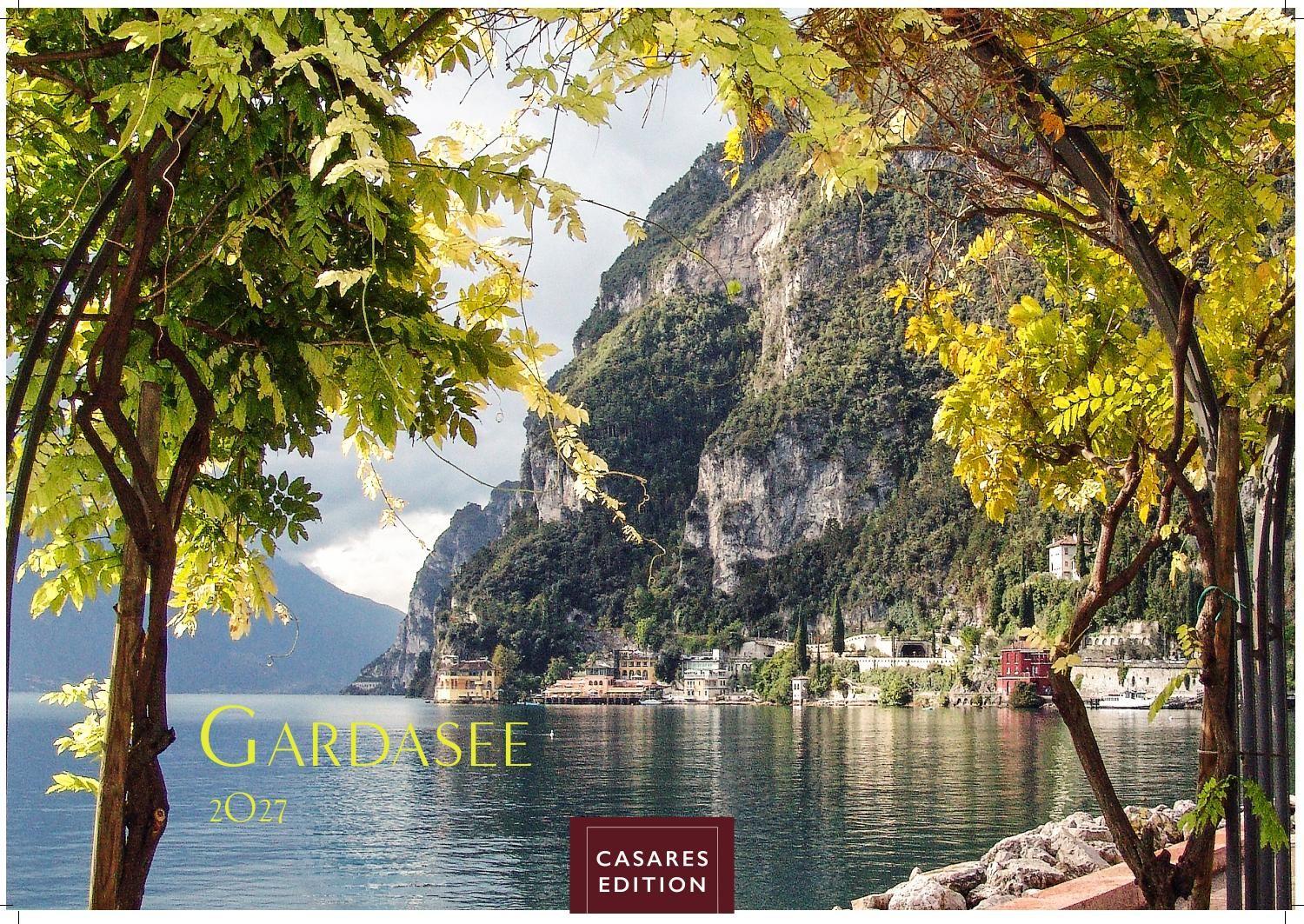 Vorderes Coverbild Gardasee Kalender 2027 - Wandkalender | Fotokalender Italien 24x35cm - mit 12 beeindruckenden Motiven - Italien Kalender