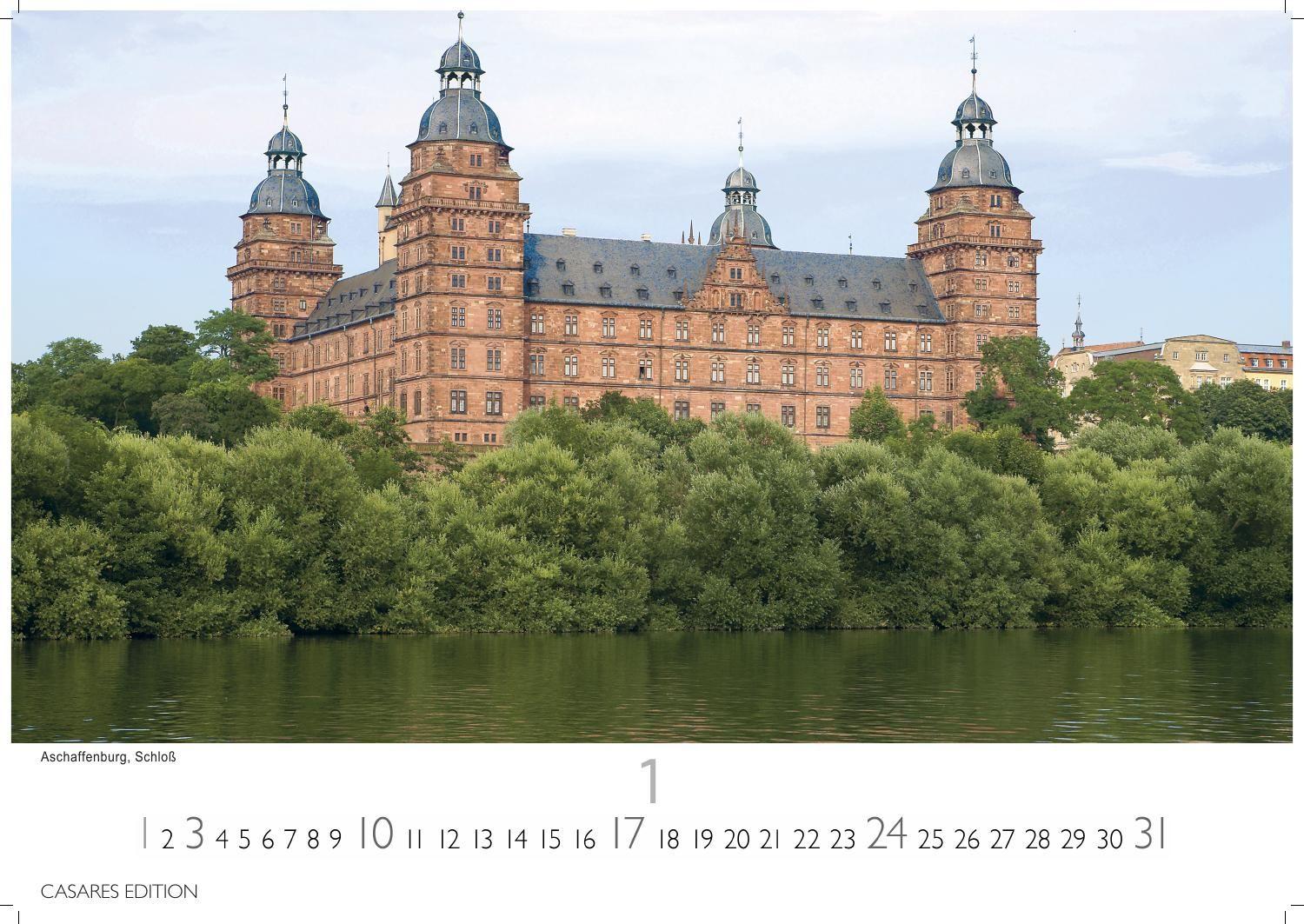 Beispielinhalt (Bild) Franken Kalender 2027 - Wandkalender | Fotokalender Deutschland 24x35cm - faszinierende Landschaften, historische Orte und Natur