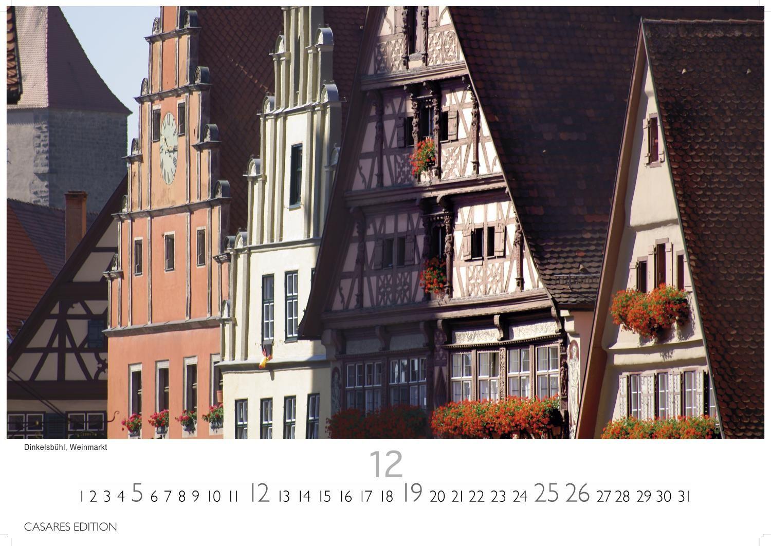 Beispielinhalt (Bild) Franken Kalender 2027 - Wandkalender | Fotokalender Deutschland 24x35cm - faszinierende Landschaften, historische Orte und Natur