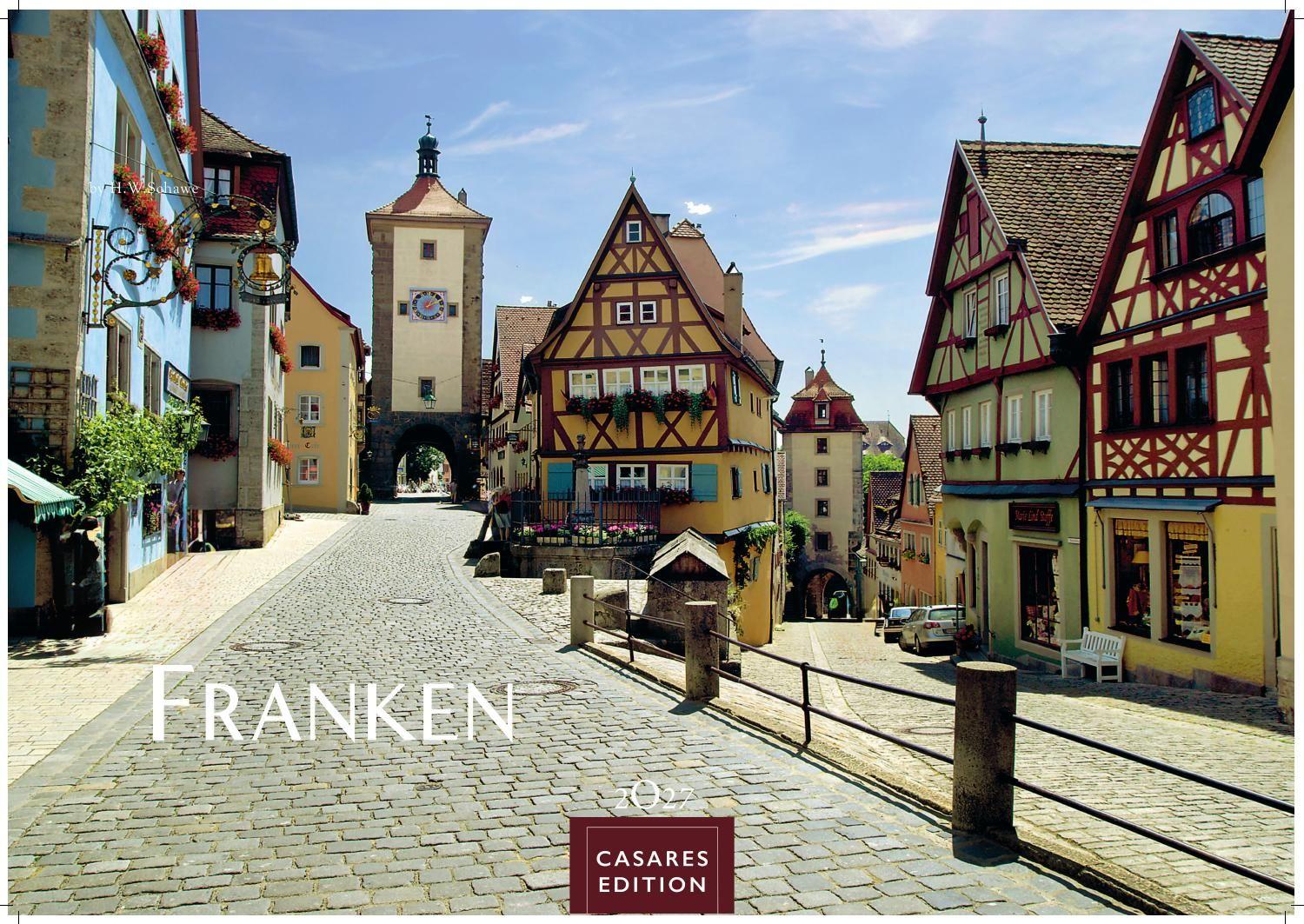 Vorderes Coverbild Franken Kalender 2027 - Wandkalender | Fotokalender Deutschland 24x35cm - faszinierende Landschaften, historische Orte und Natur