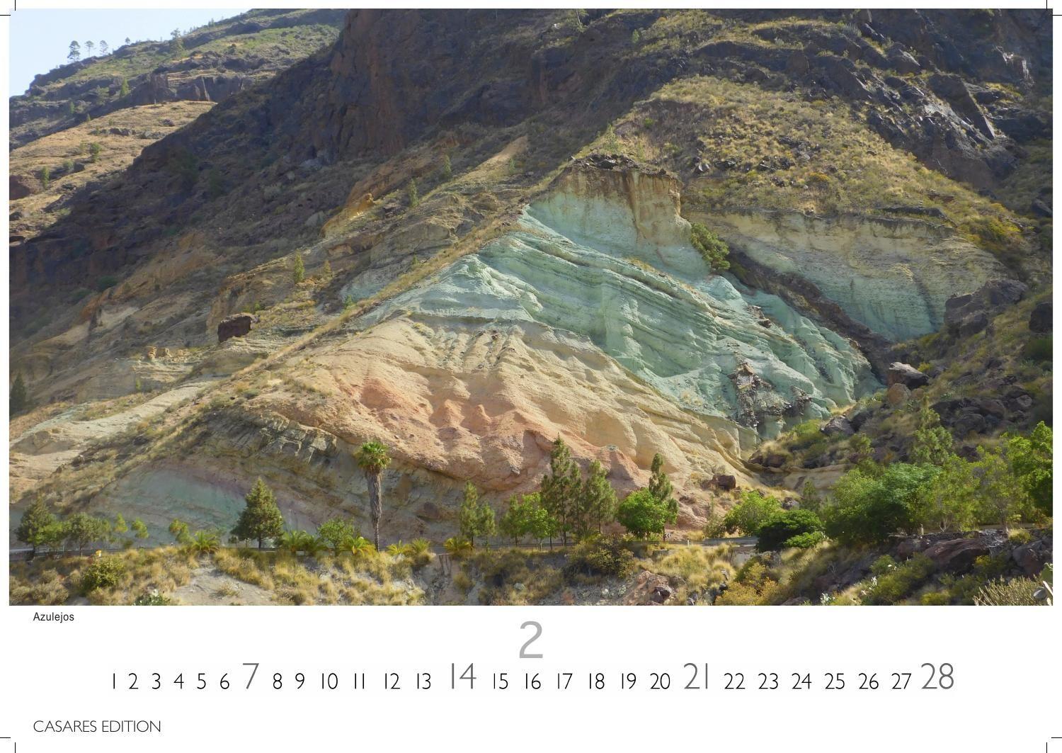 Beispielinhalt (Bild) Gran Canaria Kalender 2027 - Wandkalender | Fotokalender Spanien 24x35 cm - Premium . dieser bezaubernden Insel