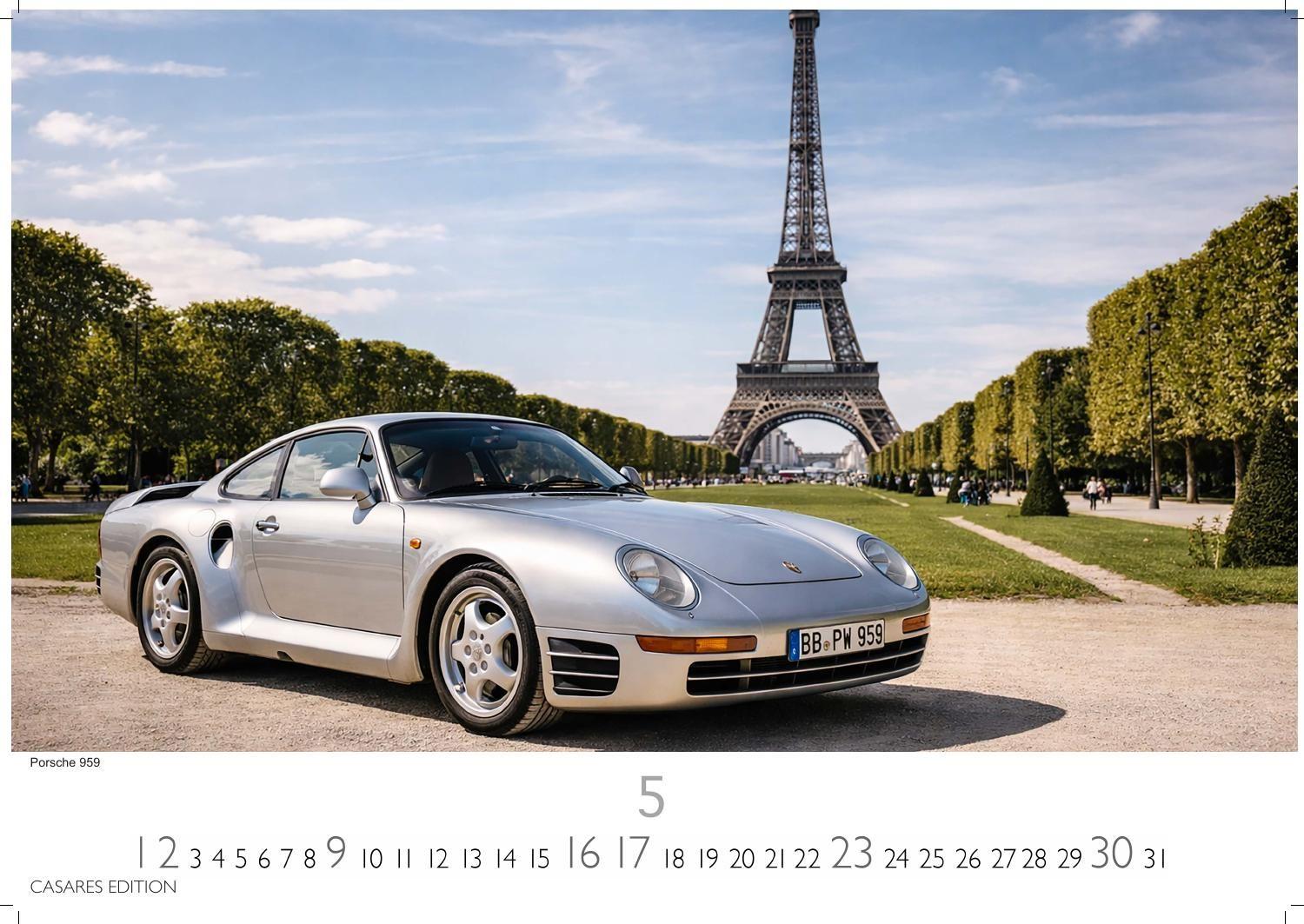 Beispielinhalt (Bild) Porsche Classic Cars Kalender 2027 - Wandkalender | Fotokalender Oldtimer 24x35cm - Porsche Oldtimer - Zeitloser klassischer Luxus.