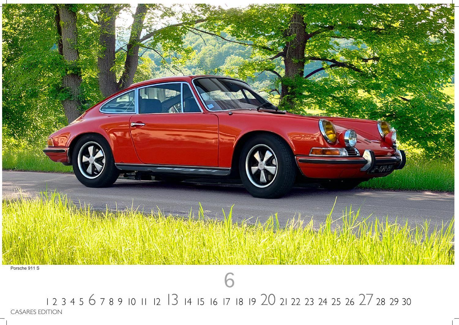 Beispielinhalt (Bild) Porsche Classic Cars Kalender 2027 - Wandkalender | Fotokalender Oldtimer 24x35cm - Porsche Oldtimer - Zeitloser klassischer Luxus.