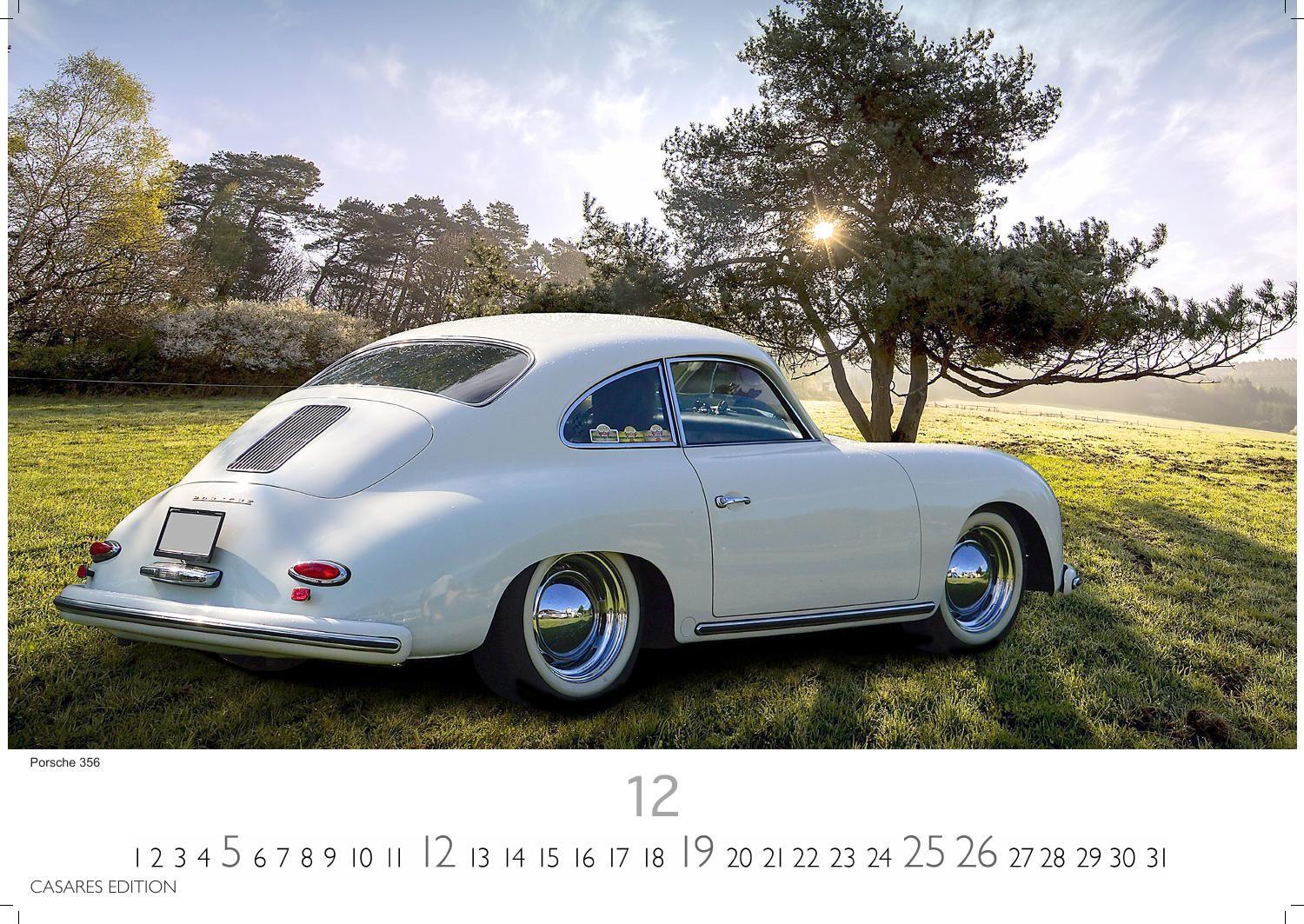 Beispielinhalt (Bild) Porsche Classic Cars Kalender 2027 - Wandkalender | Fotokalender Oldtimer 24x35cm - Porsche Oldtimer - Zeitloser klassischer Luxus.