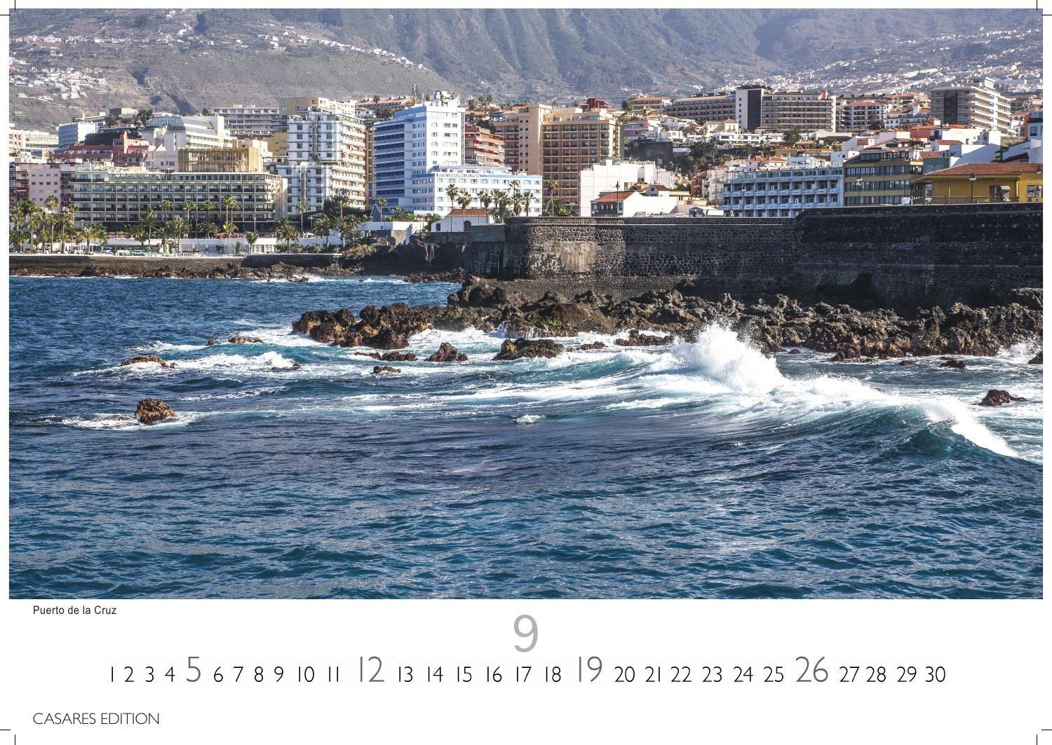 Beispielinhalt (Bild) Teneriffa Kalender 2027 - Wandkalender | Fotokalender Spanien 35x50cm - . mit atemberaubenden Fotos von Teneriffa, Natur, Stränden & Sehenswürdigkeiten | Perfekt für Fans der Kanarischen Insel.