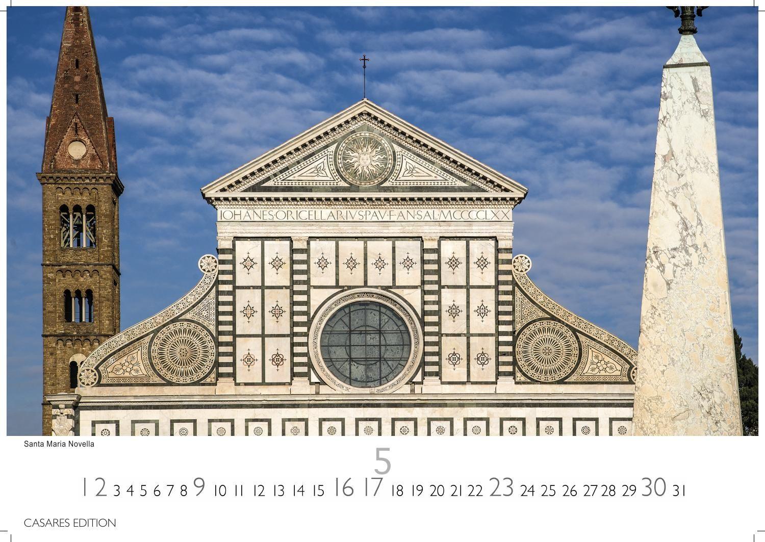 Beispielinhalt (Bild) Florenz Kalender 2027 - Wandkalender | Fotokalender Italien 35x50cm Toskana Flair für Ihr Zuhause | Hochwertiger . mit 12 atemberaubenden Motiven