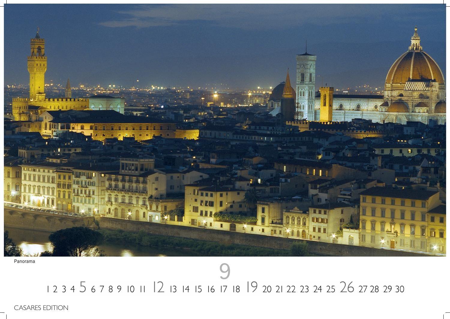 Beispielinhalt (Bild) Florenz Kalender 2027 - Wandkalender | Fotokalender Italien 35x50cm Toskana Flair für Ihr Zuhause | Hochwertiger . mit 12 atemberaubenden Motiven