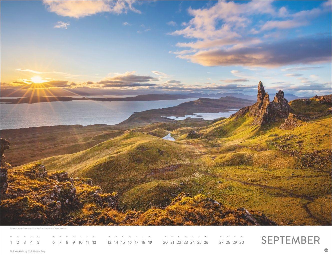 Beispielinhalt (Bild) Sonnenzauber Posterkalender 2027