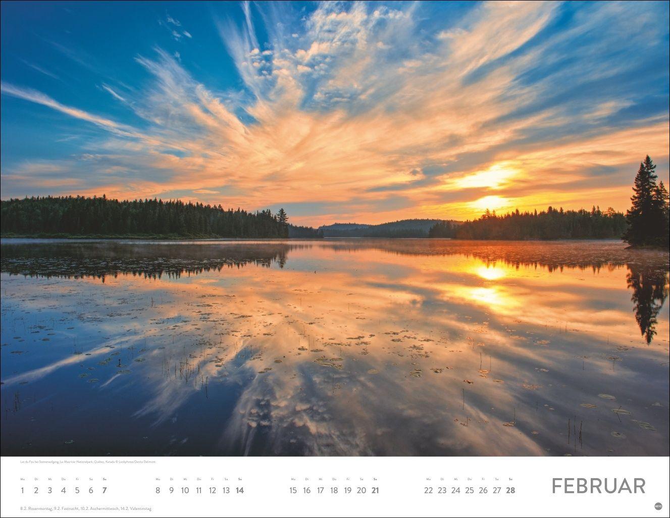 Beispielinhalt (Bild) Sonnenzauber Posterkalender 2027