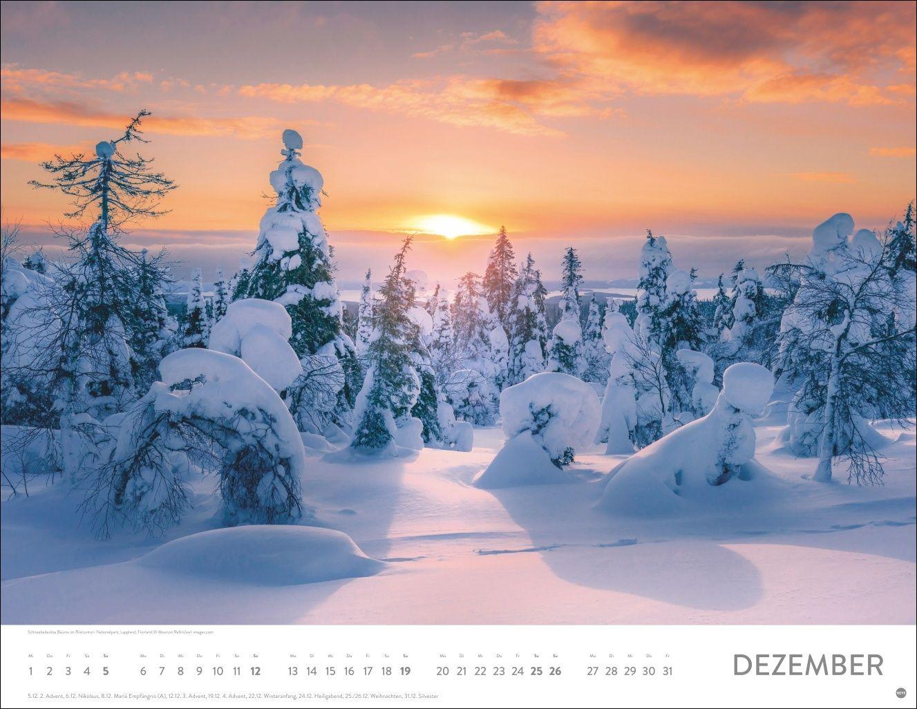 Beispielinhalt (Bild) Sonnenzauber Posterkalender 2027