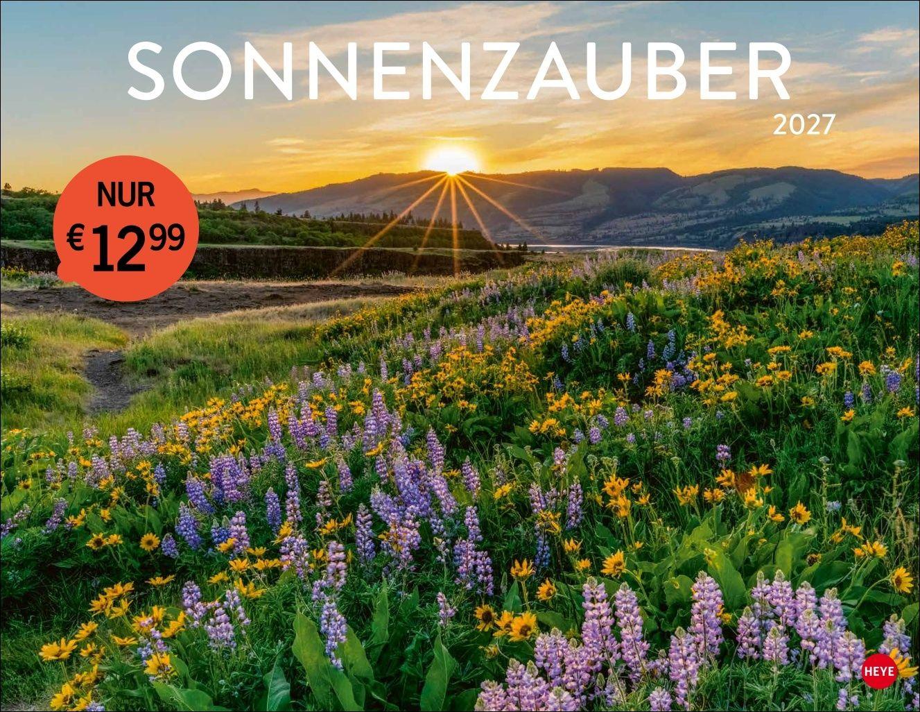 Vorderes Coverbild Sonnenzauber Posterkalender 2027