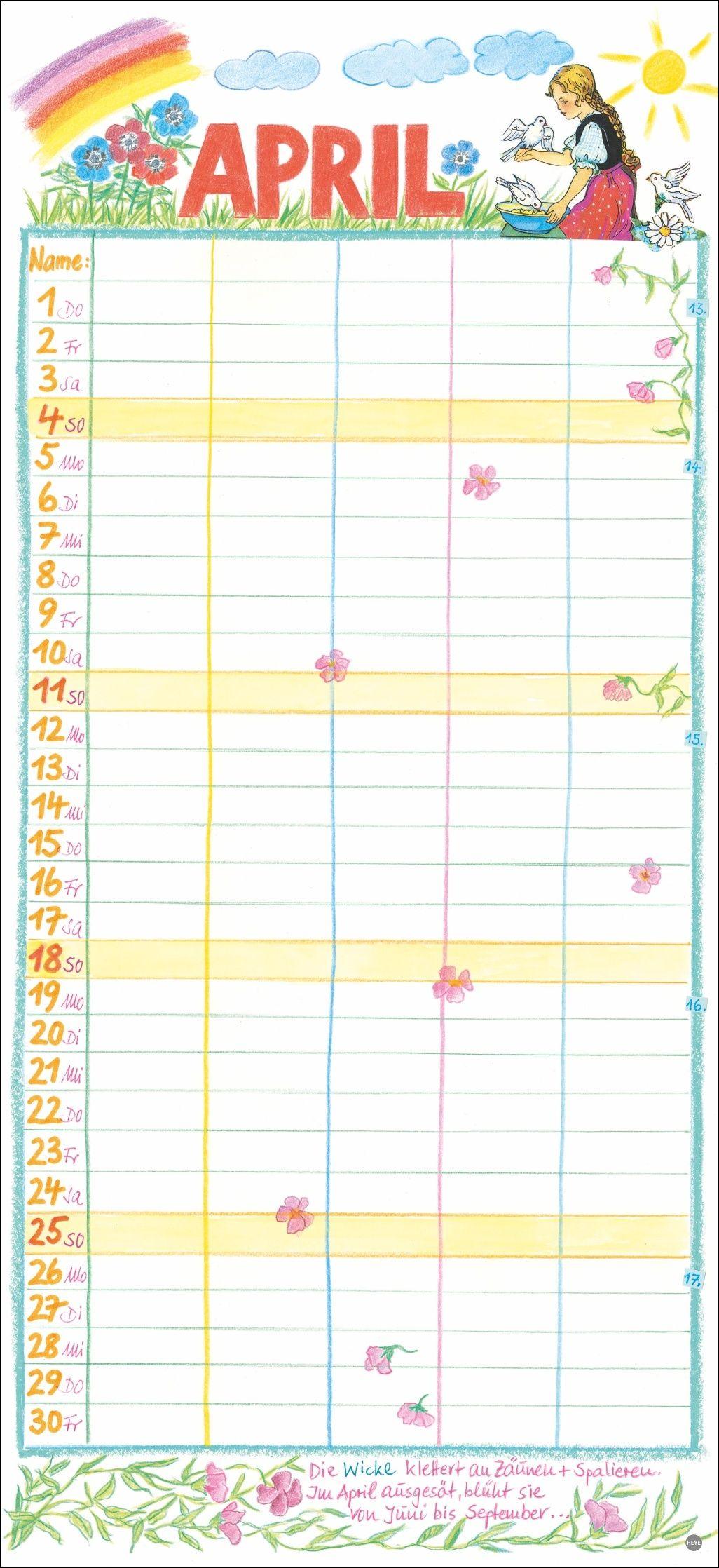 Beispielinhalt (Bild) Gabi Kohwagner Unser Familienkalender 2027