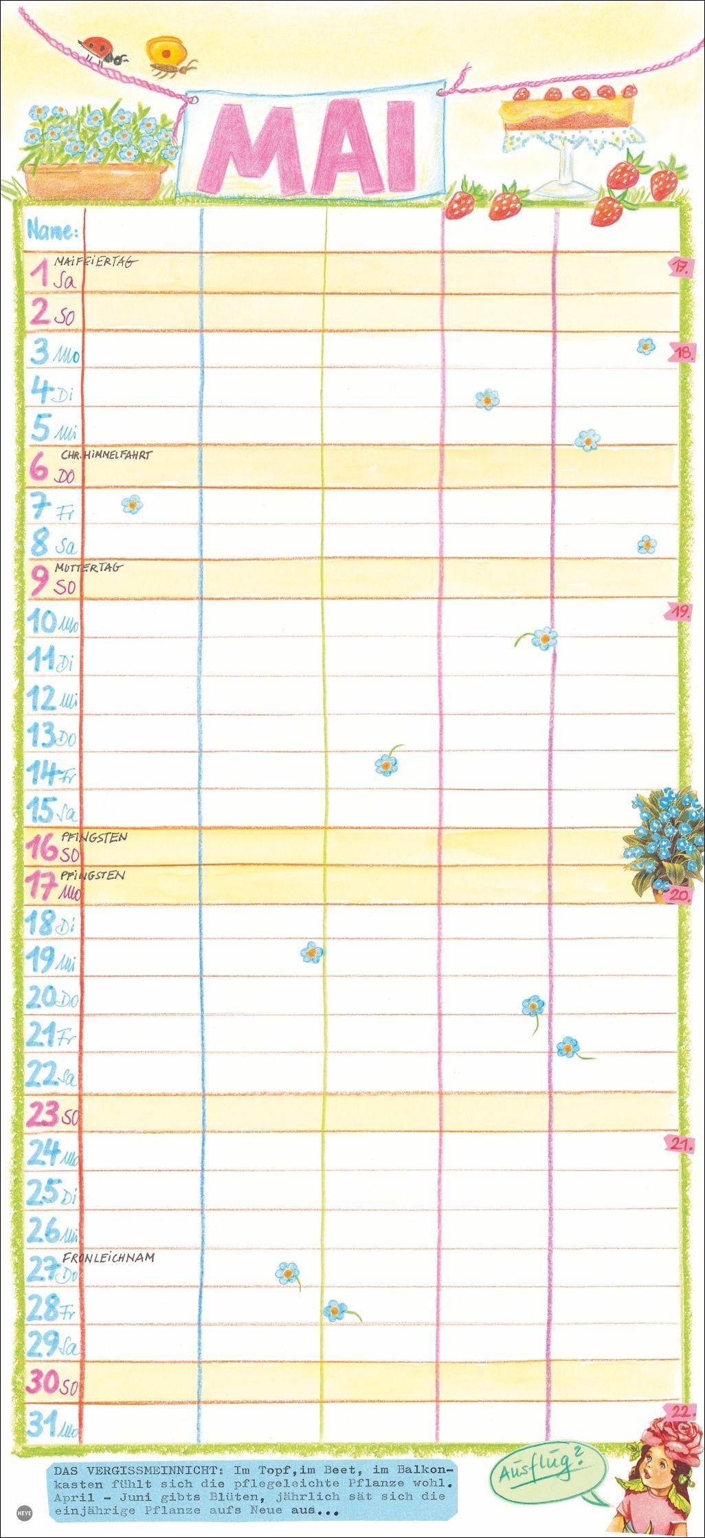 Beispielinhalt (Bild) Gabi Kohwagner Unser Familienkalender 2027