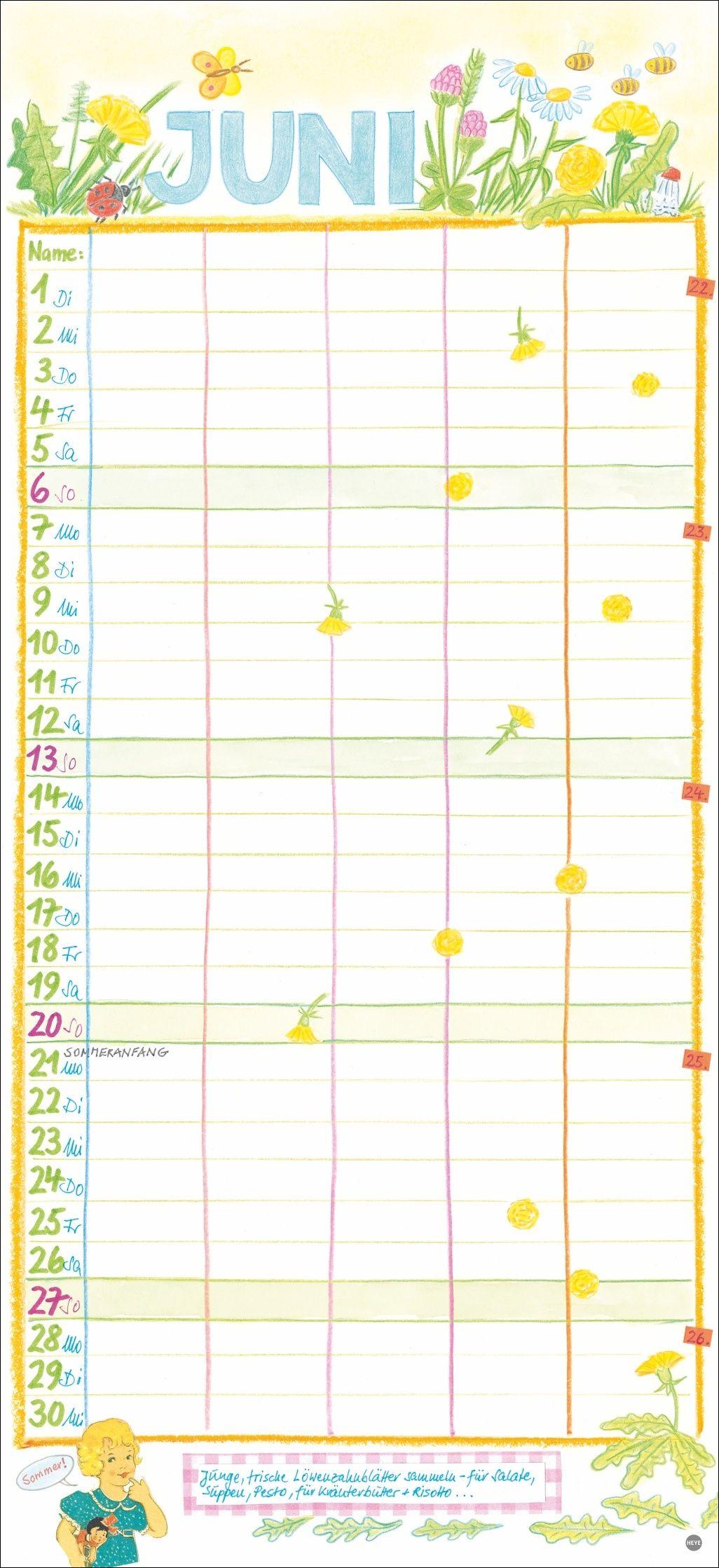 Beispielinhalt (Bild) Gabi Kohwagner Unser Familienkalender 2027