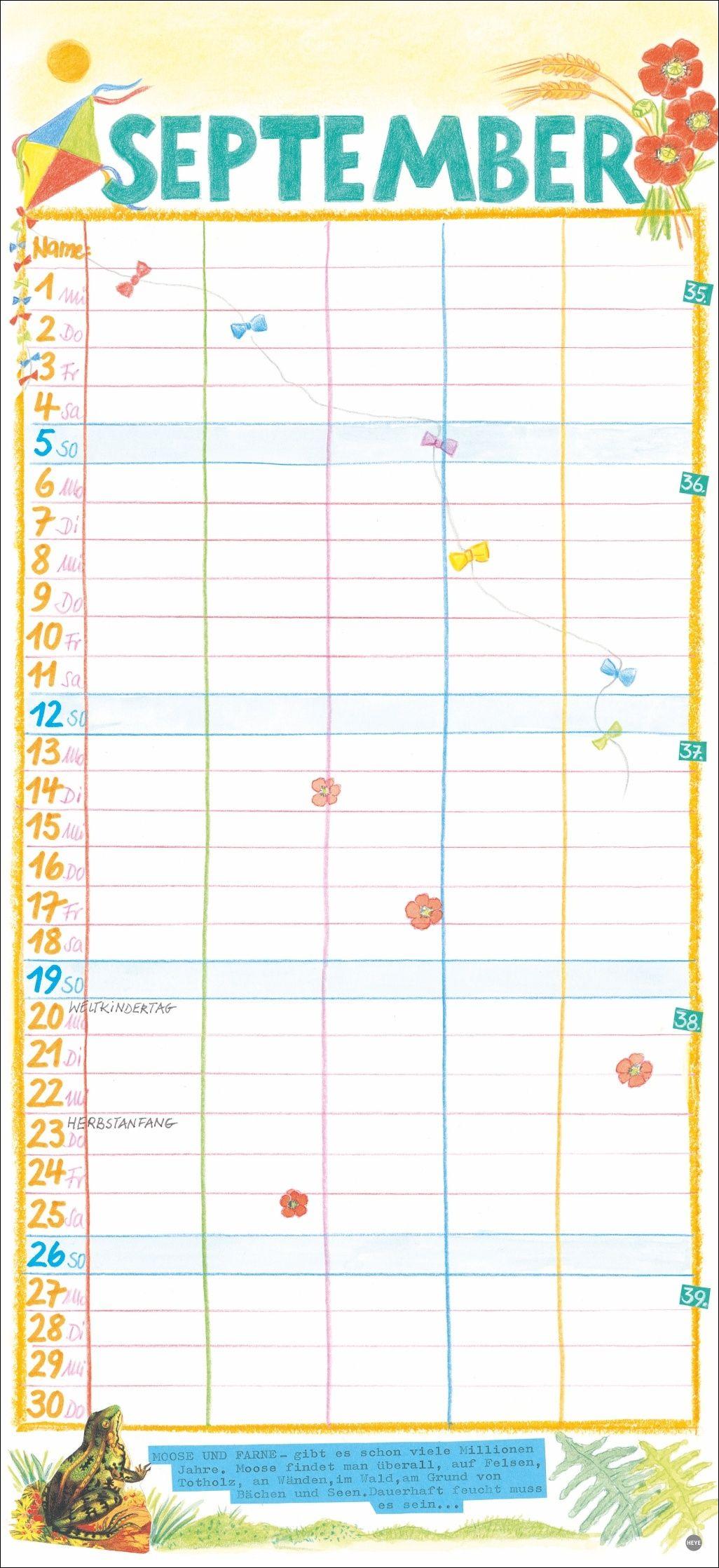 Beispielinhalt (Bild) Gabi Kohwagner Unser Familienkalender 2027