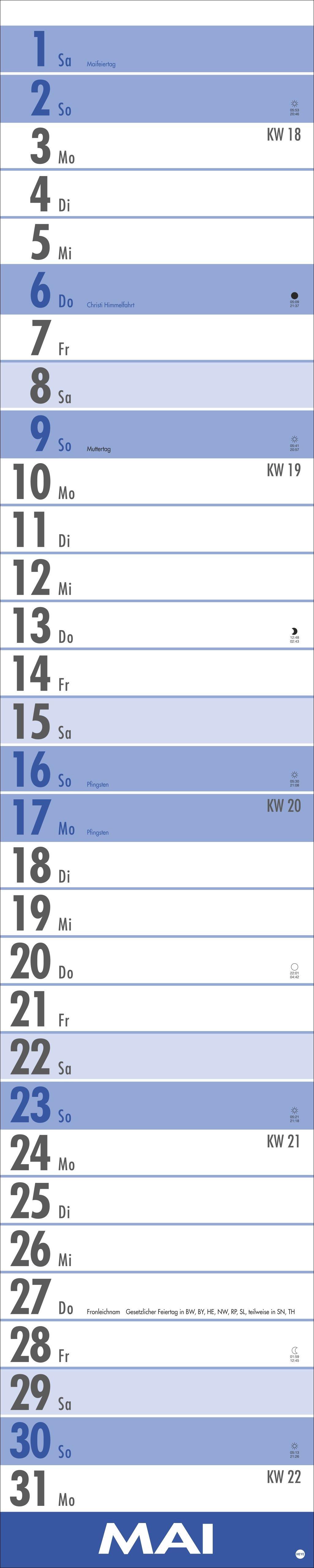 Beispielinhalt (Bild) Supermemo Kalender 2027