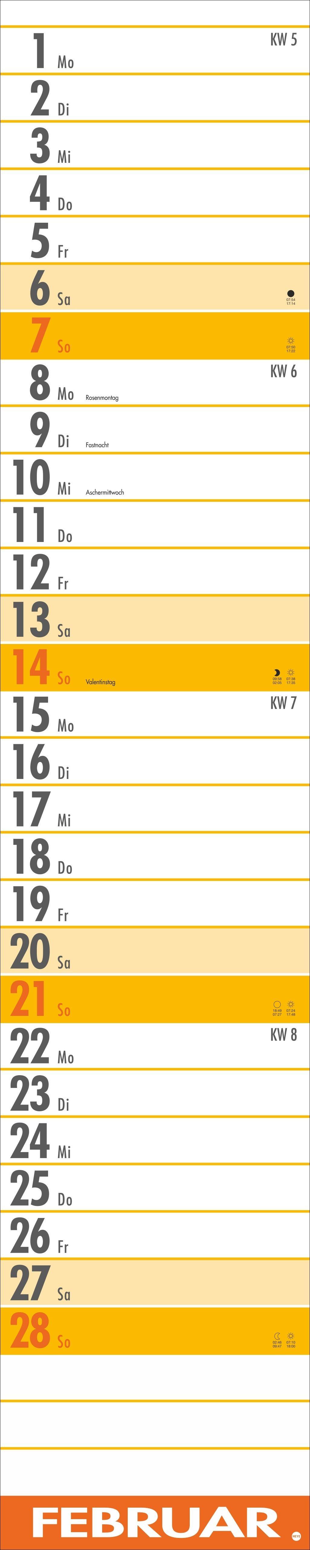 Beispielinhalt (Bild) Supermemo Kalender 2027